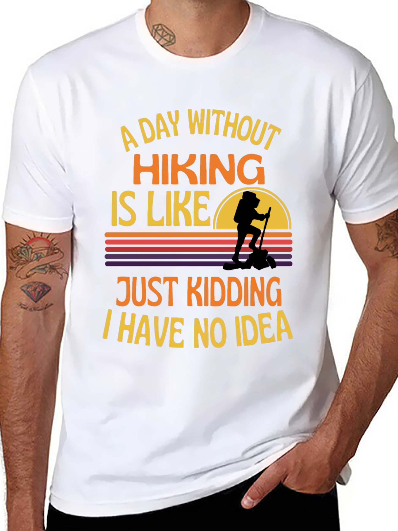 Hiking Graphic T-Shirt - Funny Adventure Tee