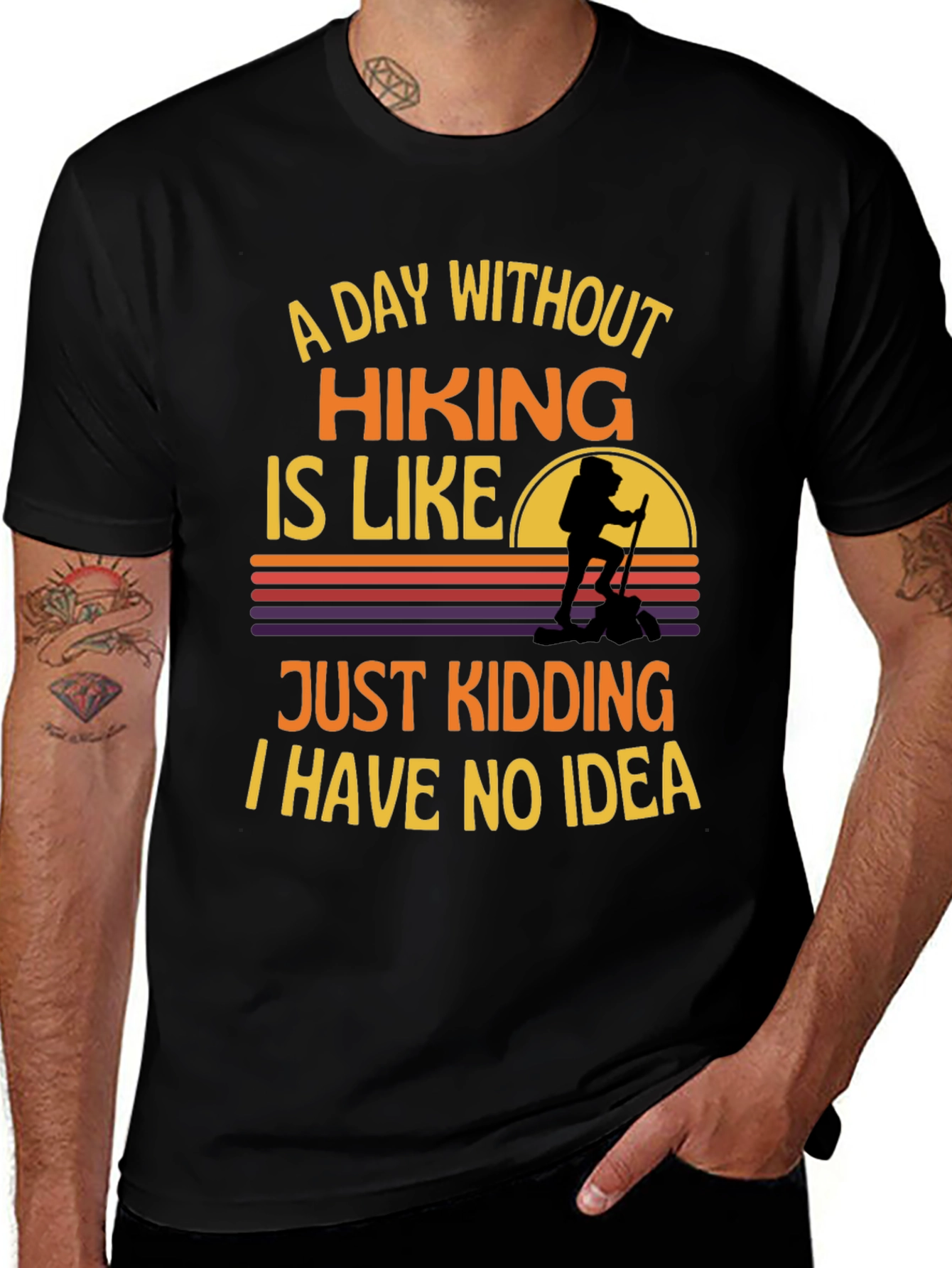 Hiking Graphic T-Shirt - Funny Adventure Tee
