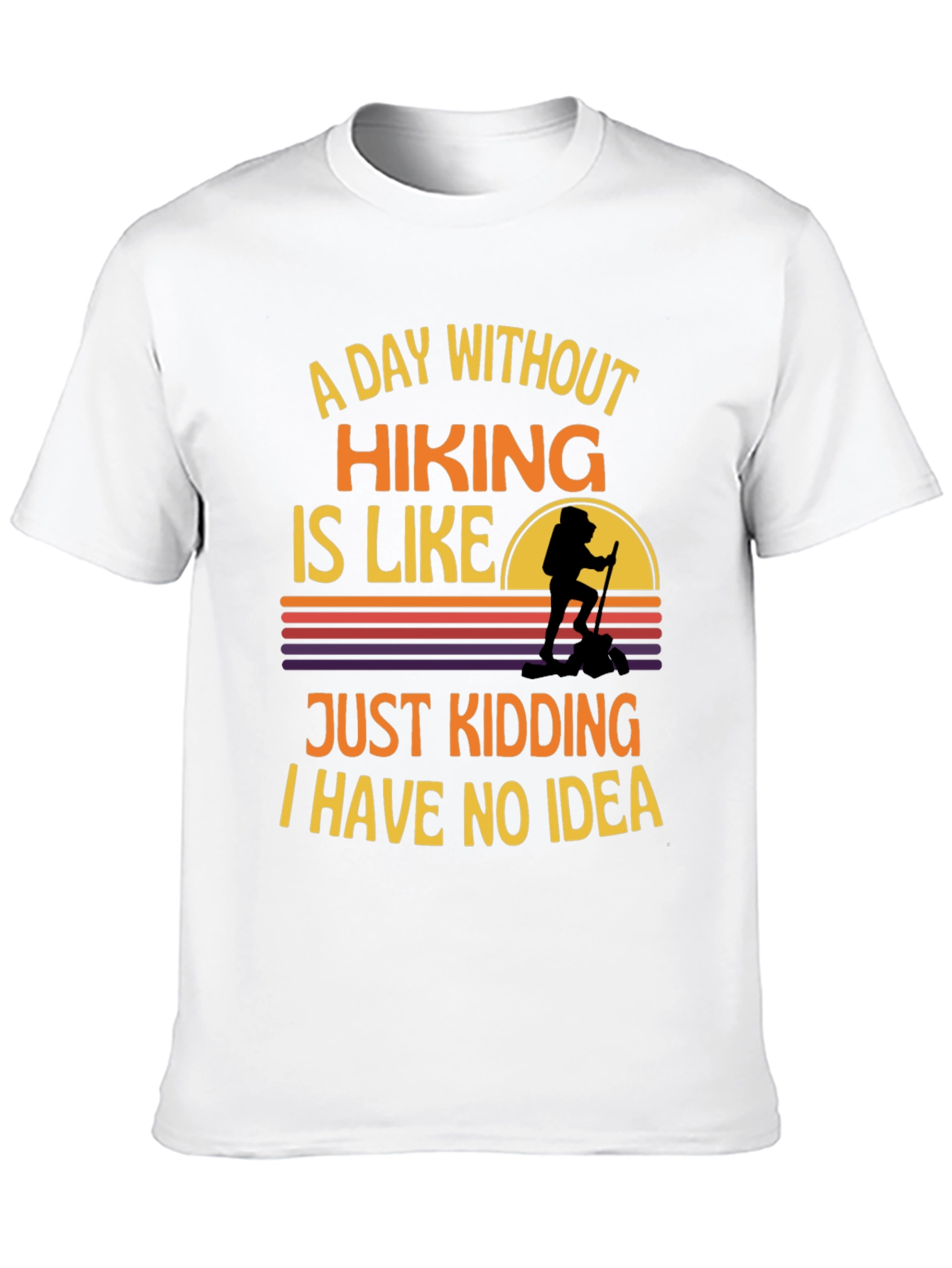 Hiking Graphic T-Shirt - Funny Adventure Tee