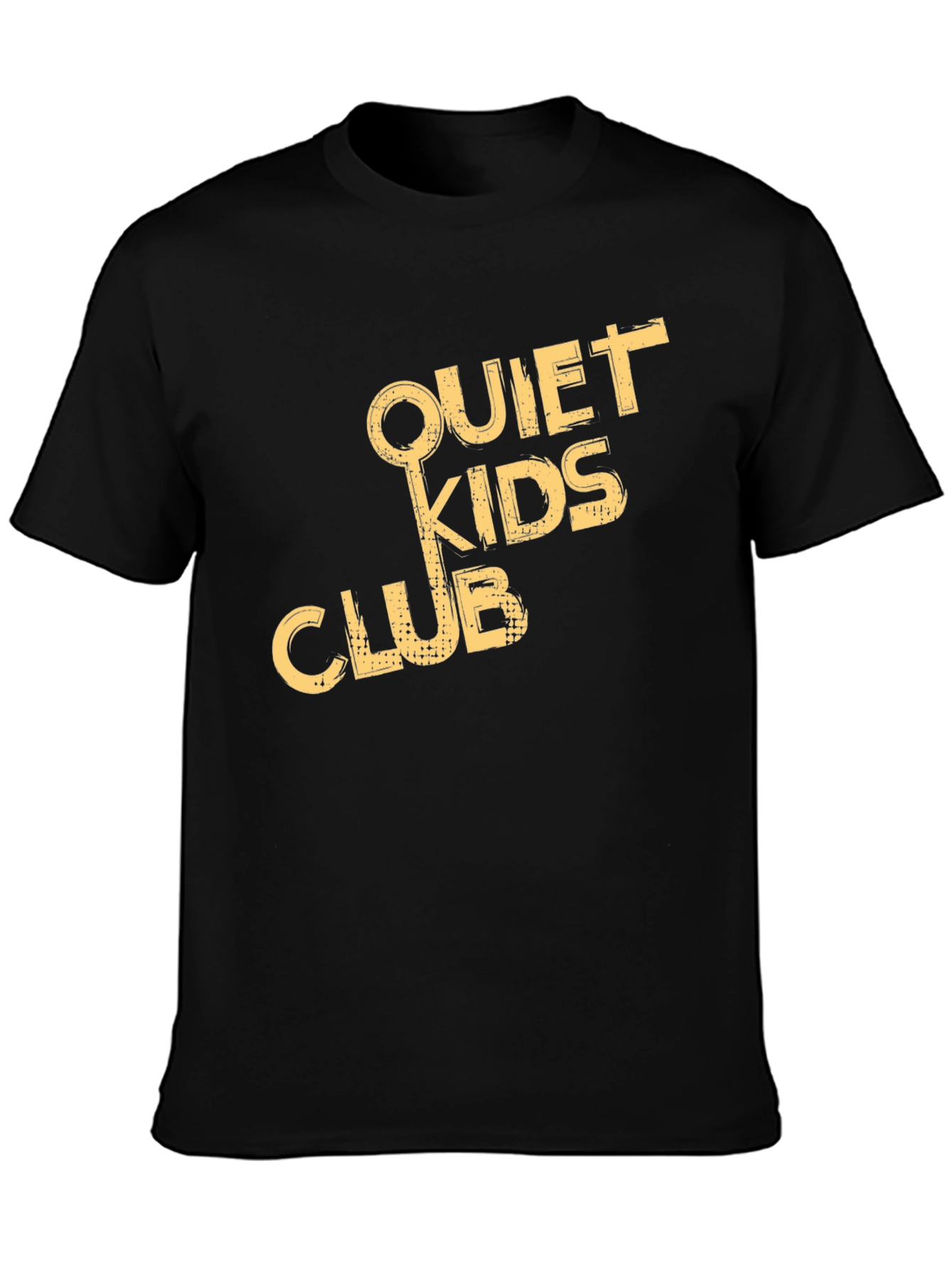 Quiet Kids Club T-Shirt - Black