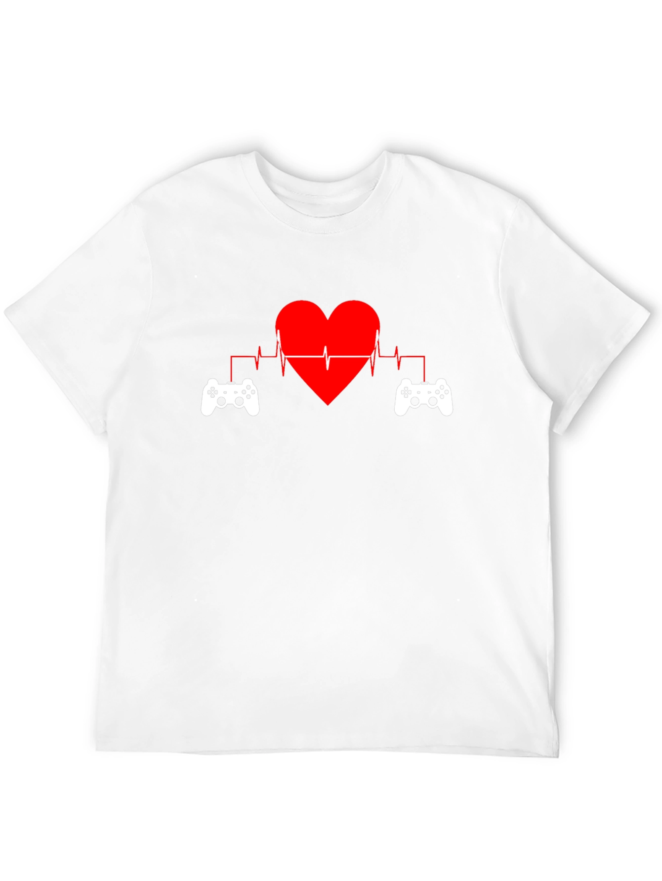 Gamer Heartbeat T-Shirt - Black