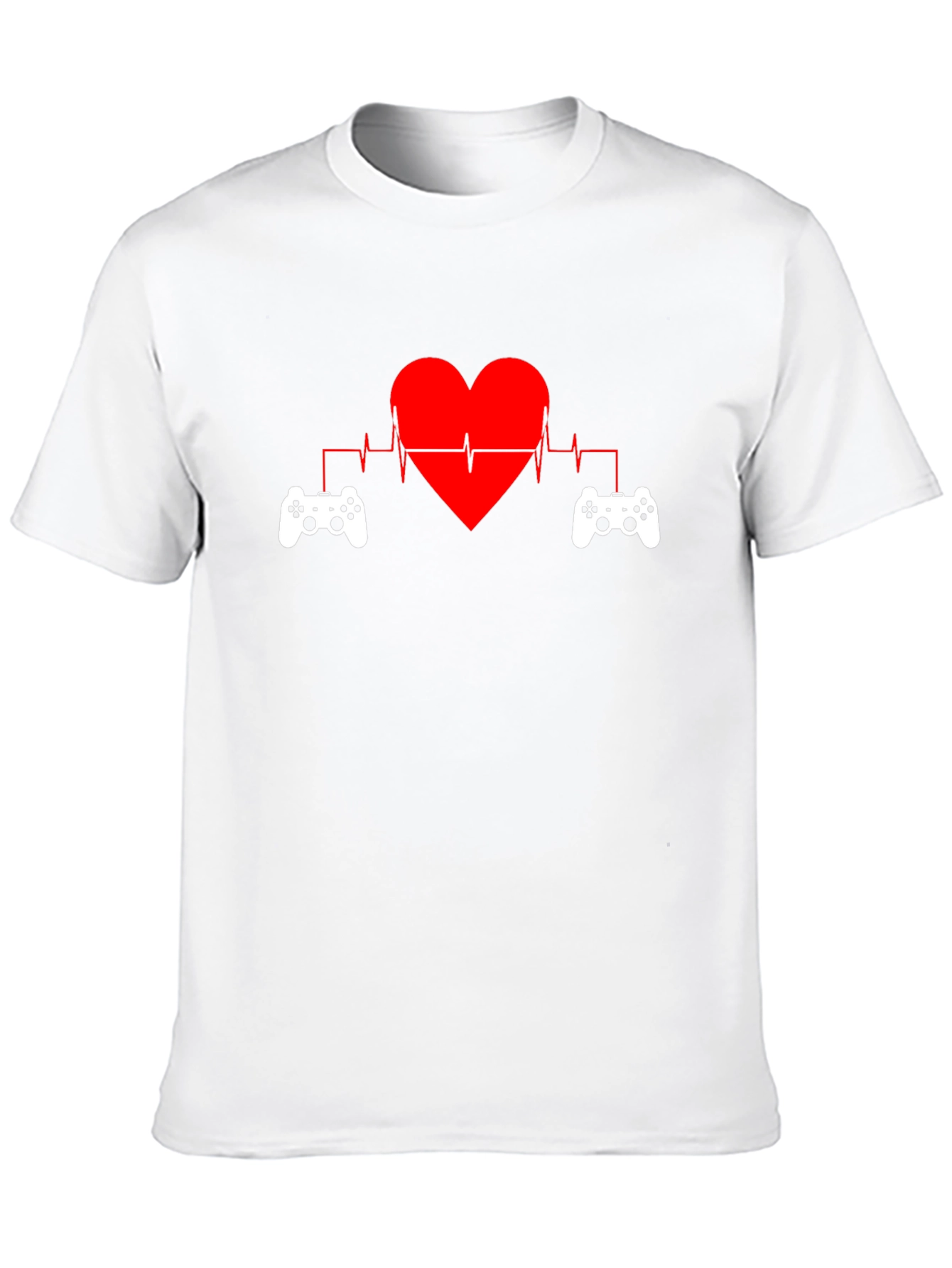 Gamer Heartbeat T-Shirt - Black