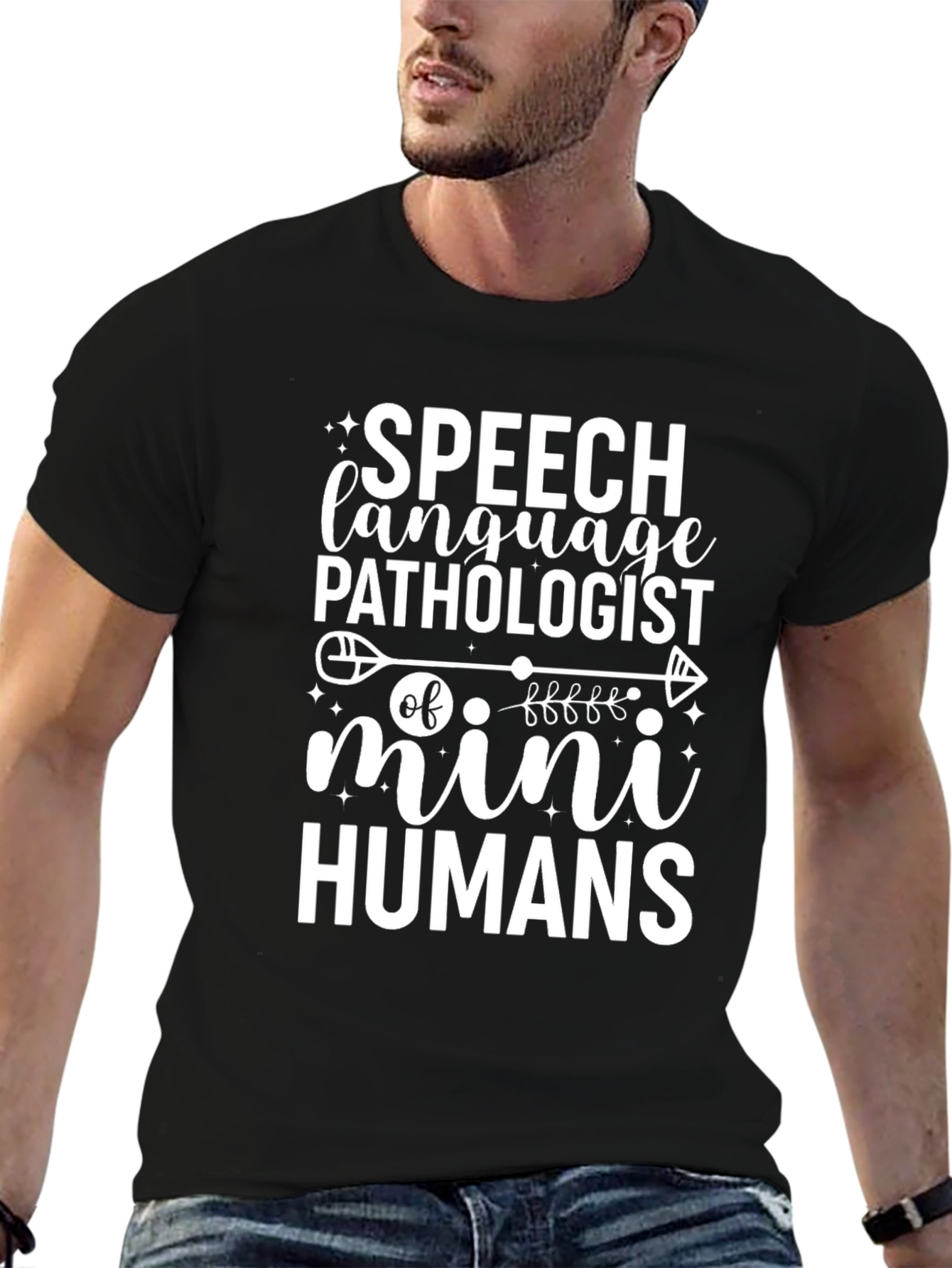 Speech Language Pathologist T-Shirt Mini Humans Funny Gift