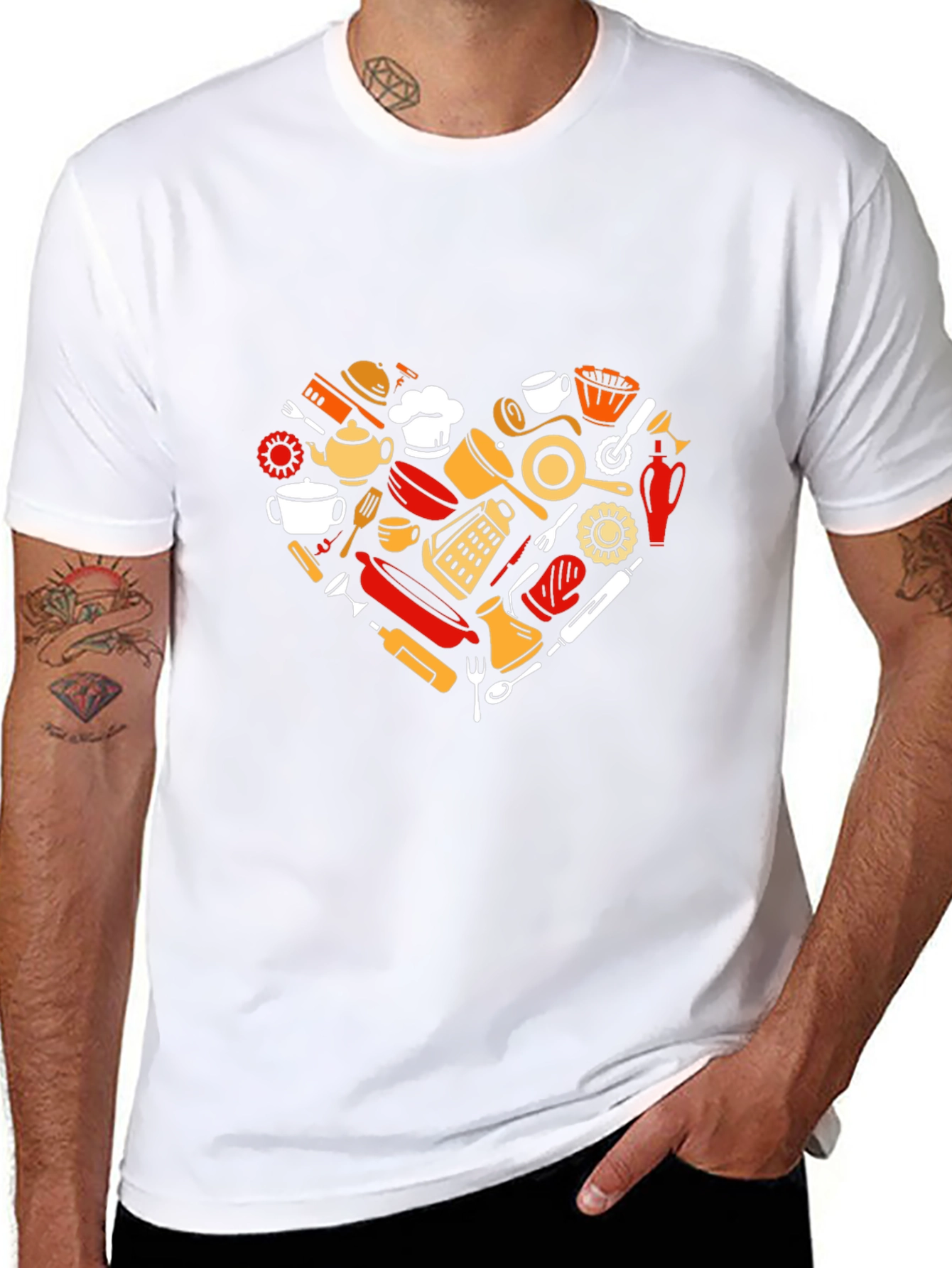 Heart Shaped Cooking T-Shirt