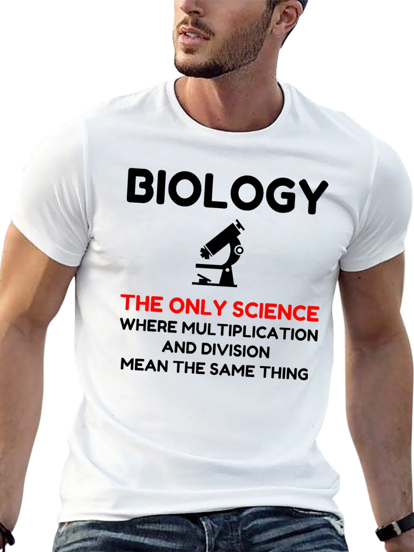 Biology Humor Graphic T-Shirt - Science Joke Tee