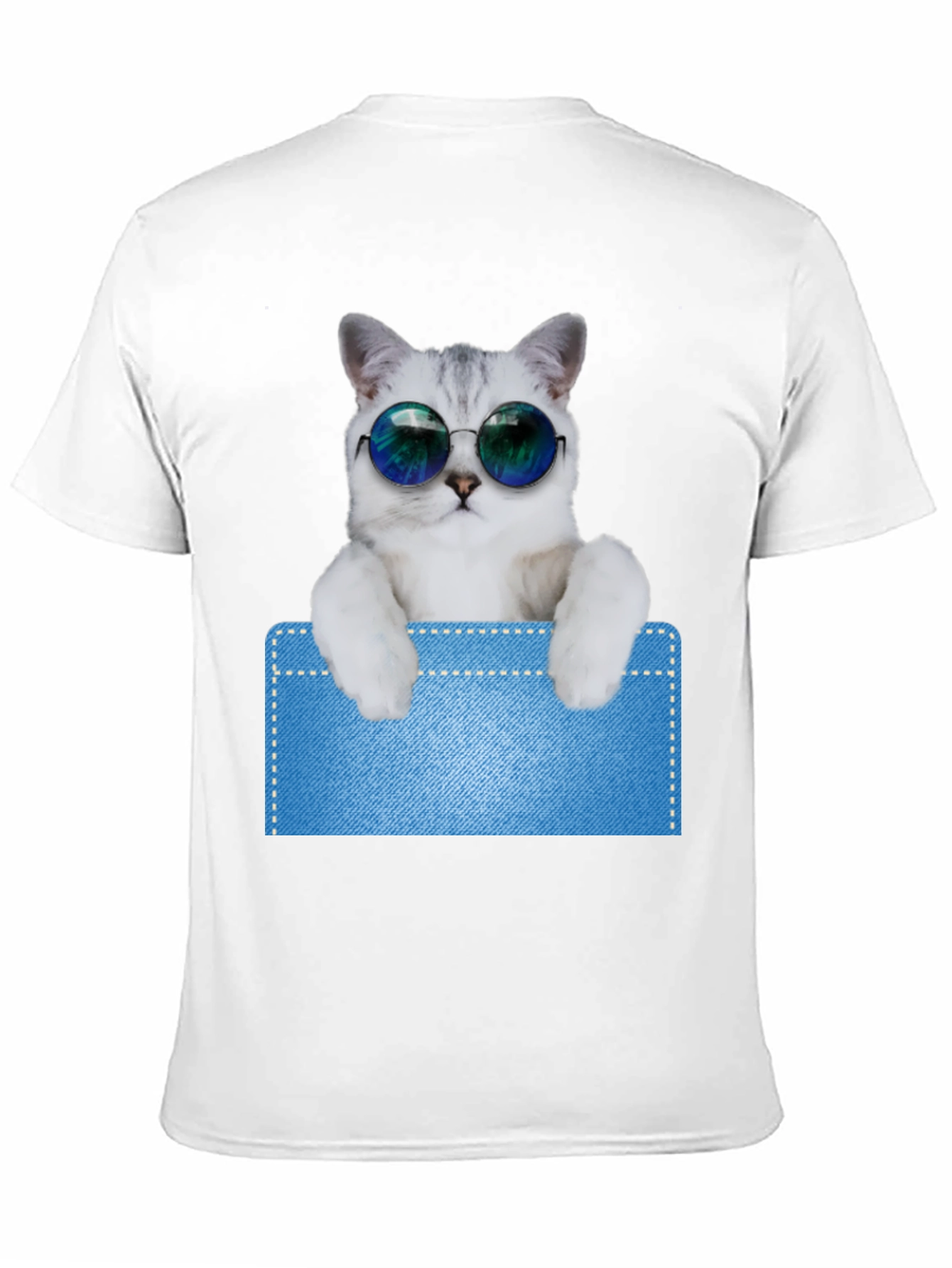 Cool Cat Pocket T-Shirt