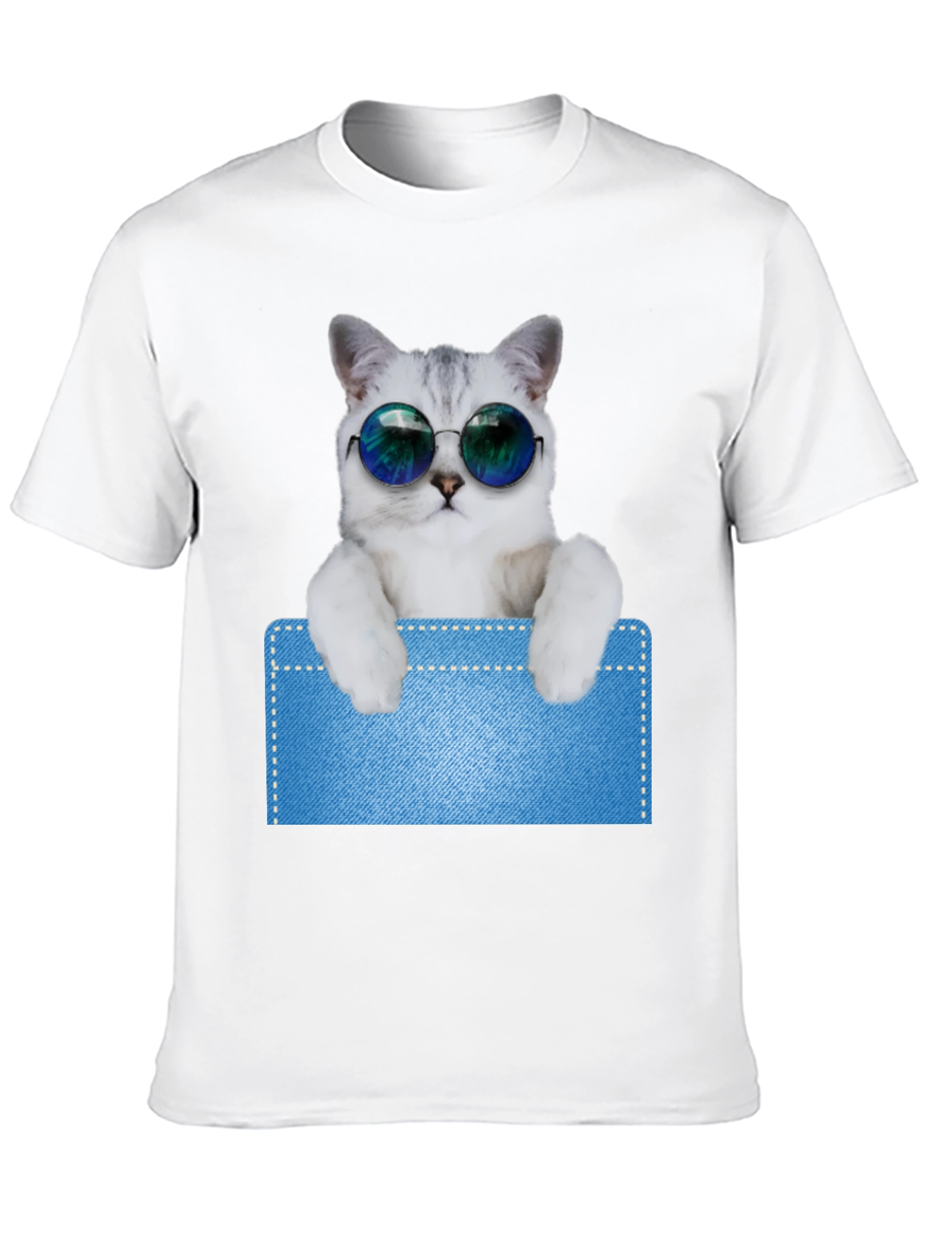 Cool Cat Pocket T-Shirt