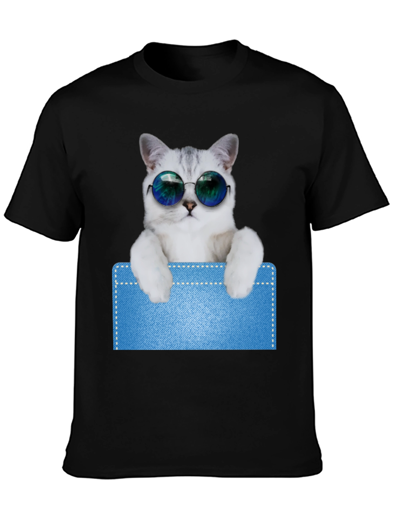 Cool Cat Pocket T-Shirt