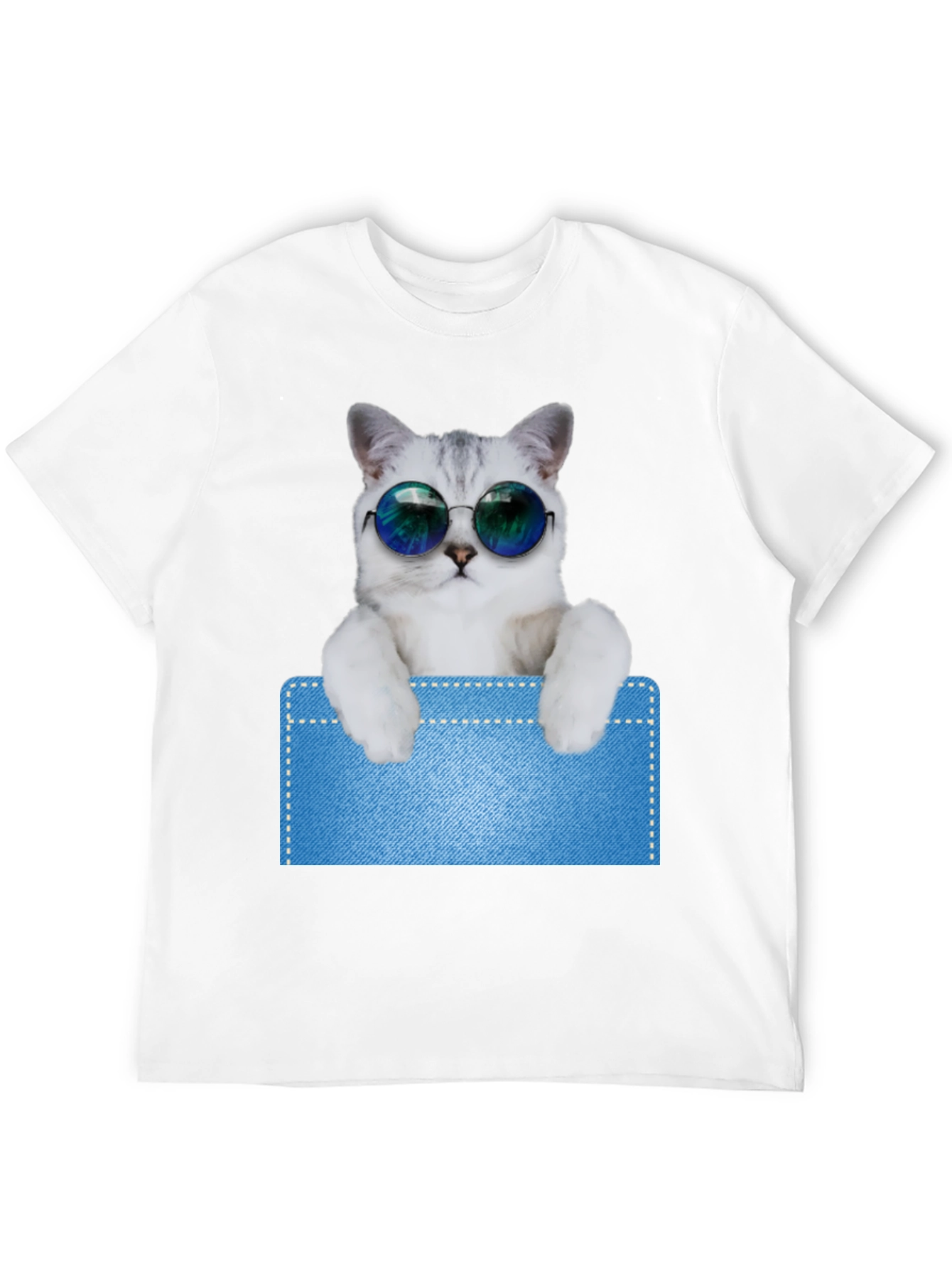 Cool Cat Pocket T-Shirt