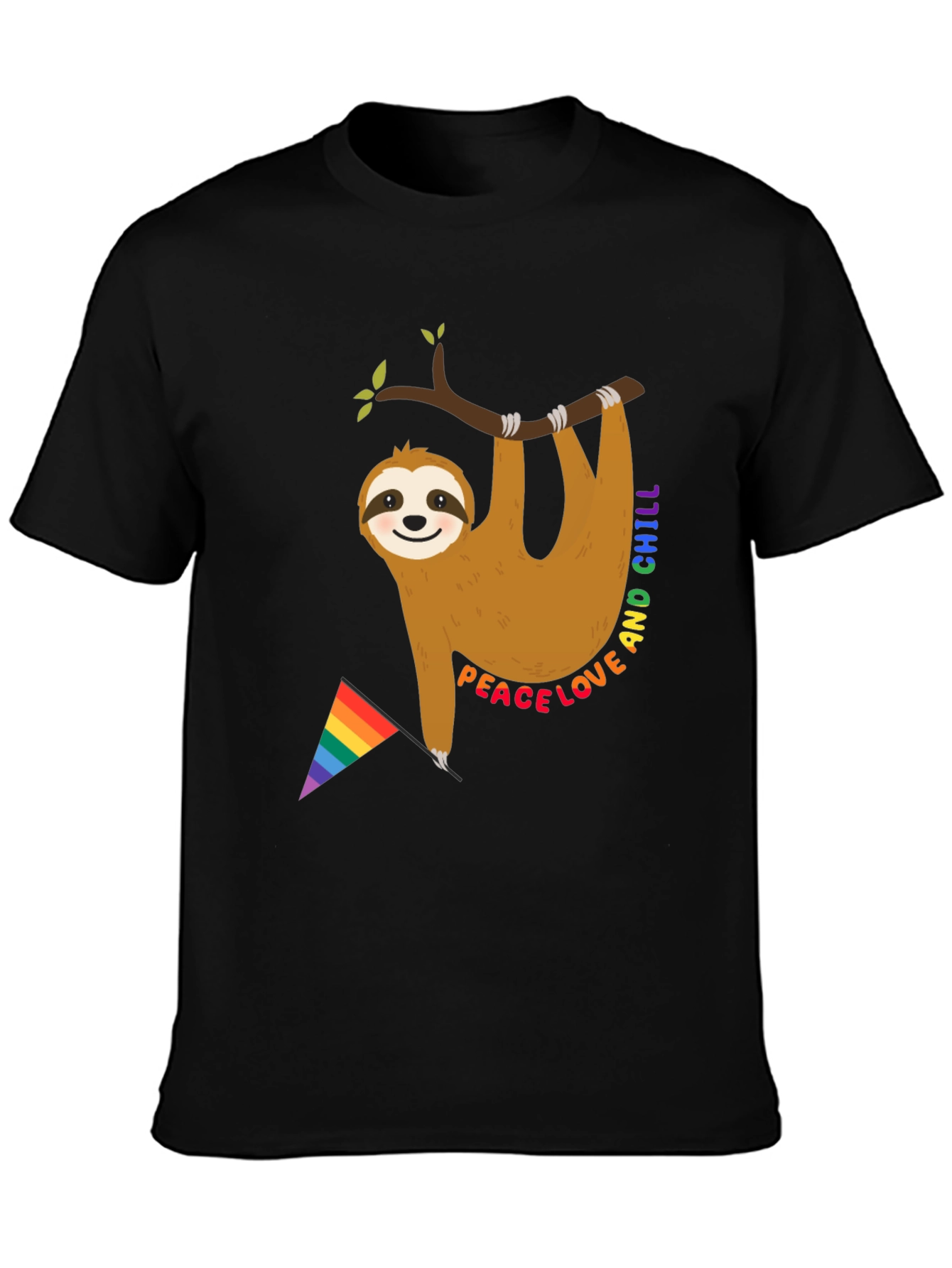 Peace Love & Chill Sloth T-Shirt