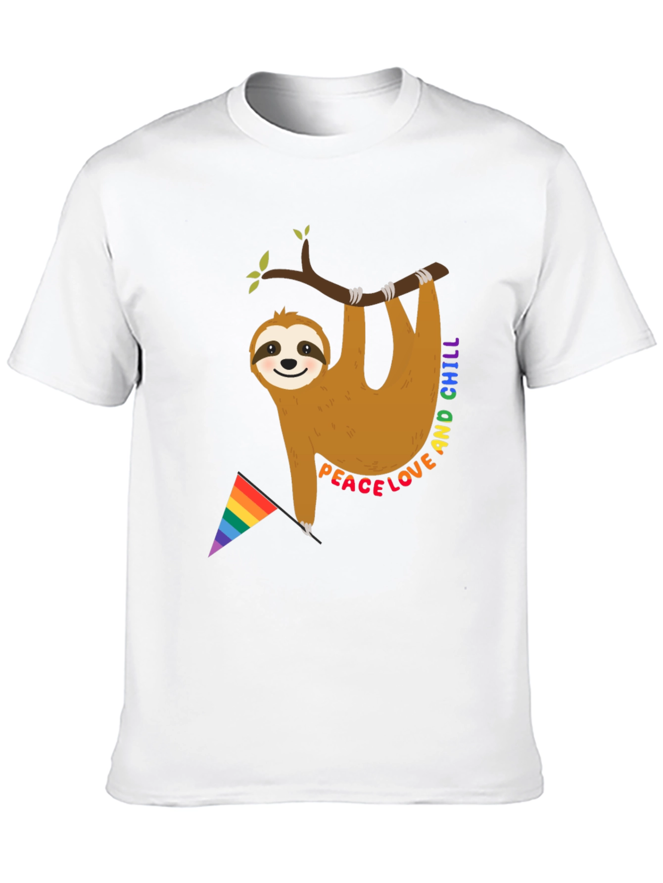 Peace Love & Chill Sloth T-Shirt