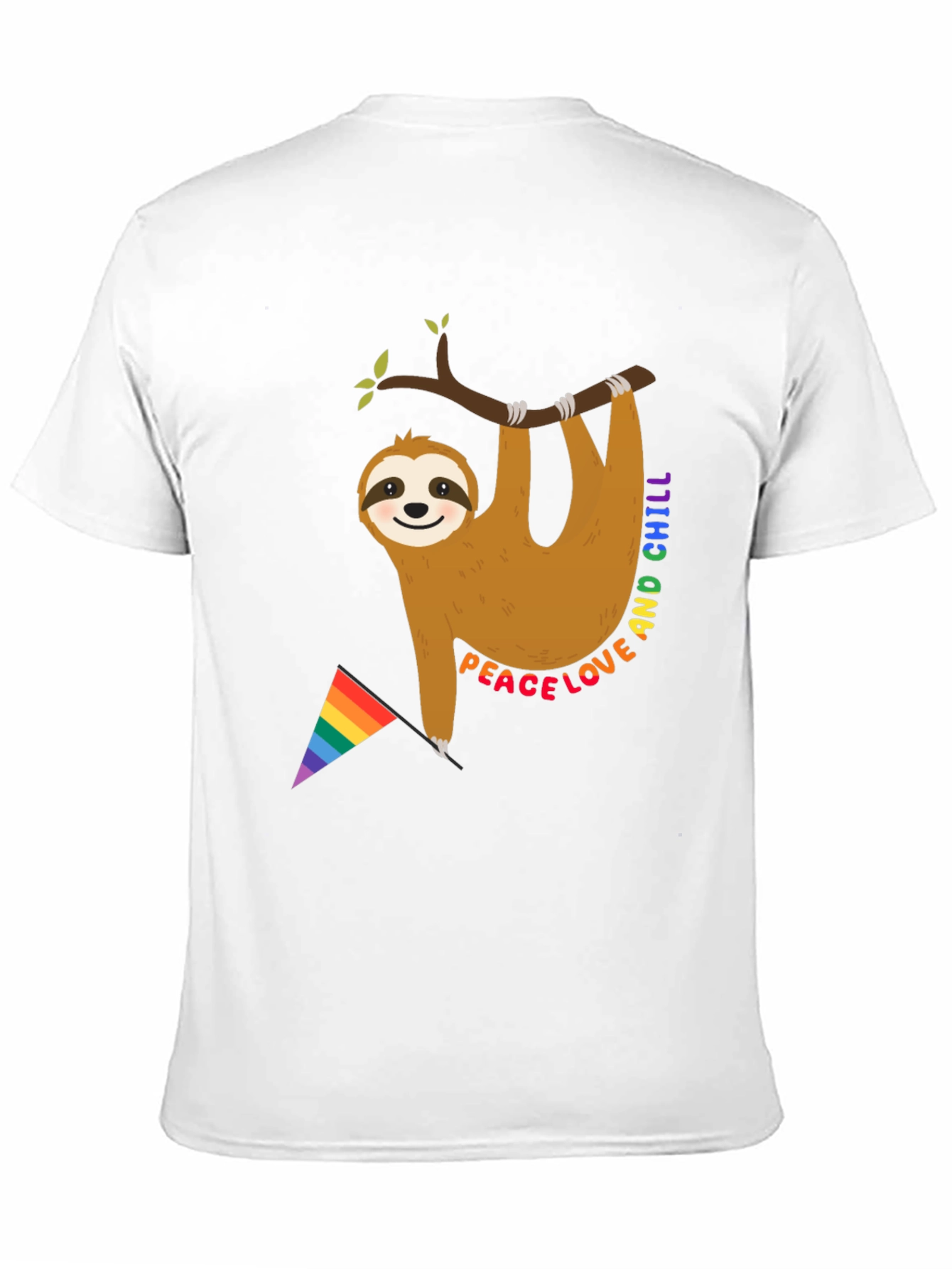Peace Love & Chill Sloth T-Shirt