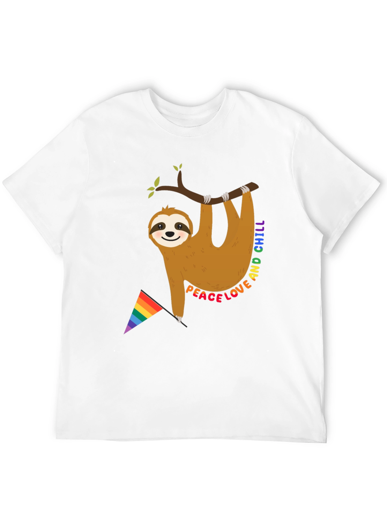 Peace Love & Chill Sloth T-Shirt