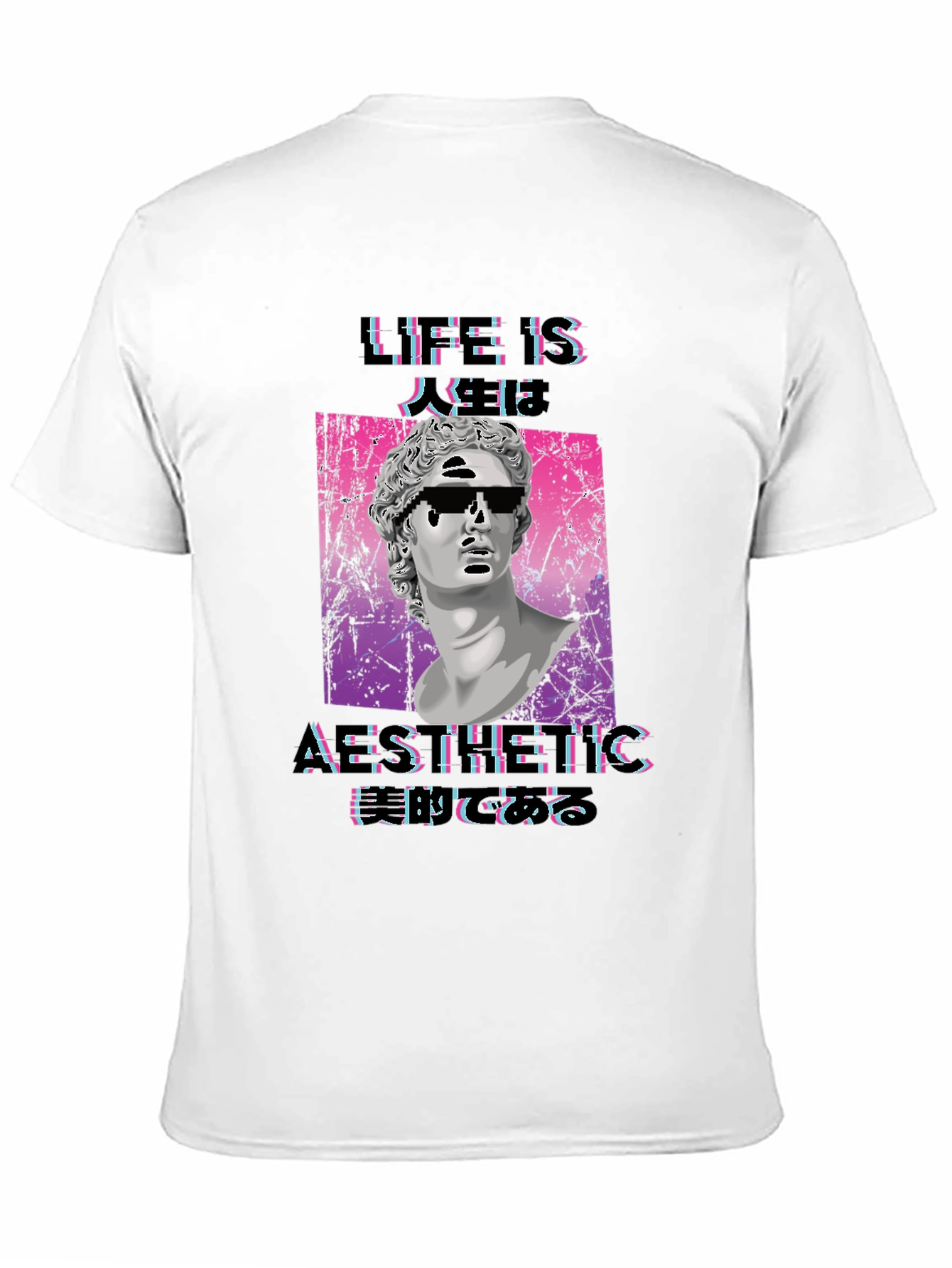 Aesthetic Life T-Shirt - Vaporwave Graphic Tee