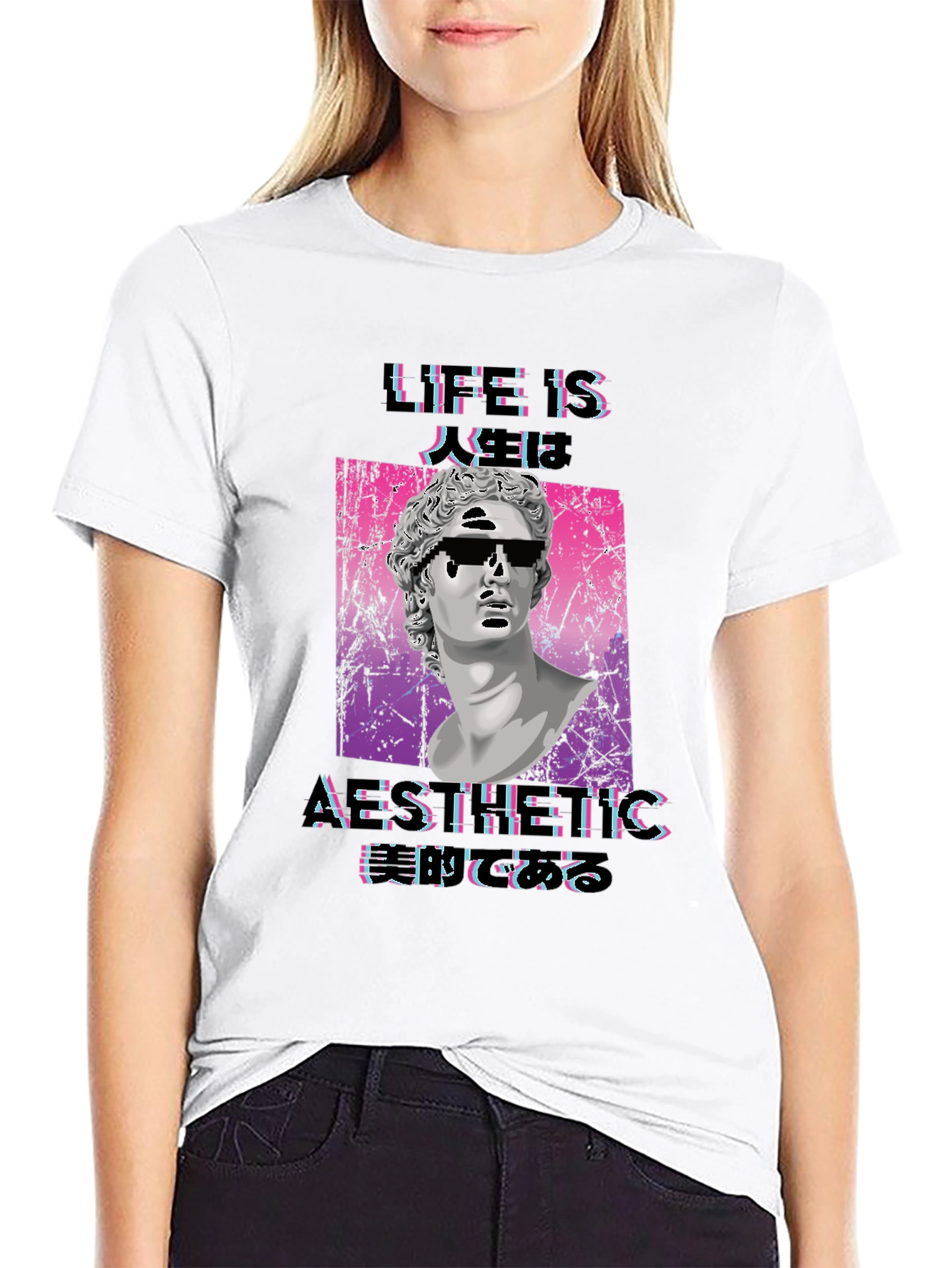 Aesthetic Life T-Shirt - Vaporwave Graphic Tee