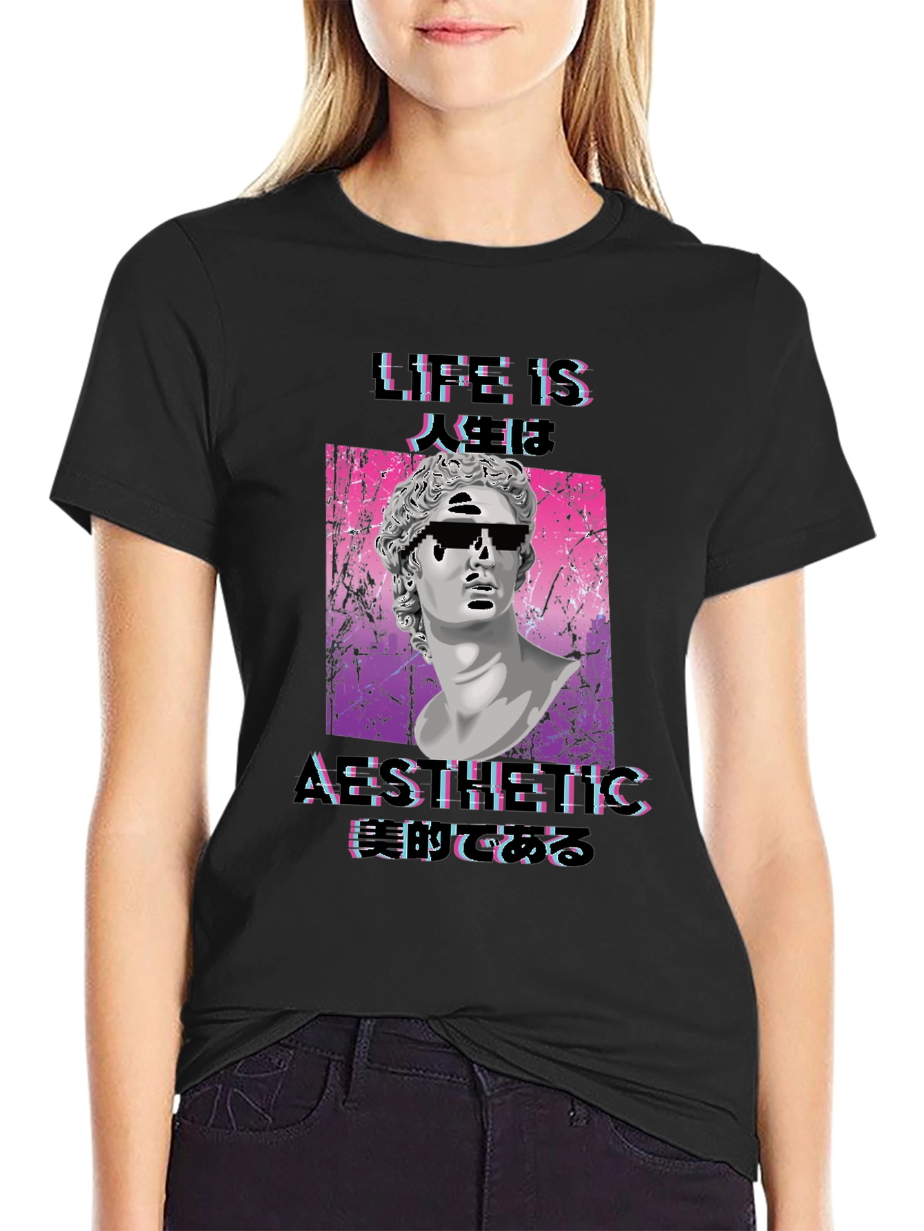 Aesthetic Life T-Shirt - Vaporwave Graphic Tee