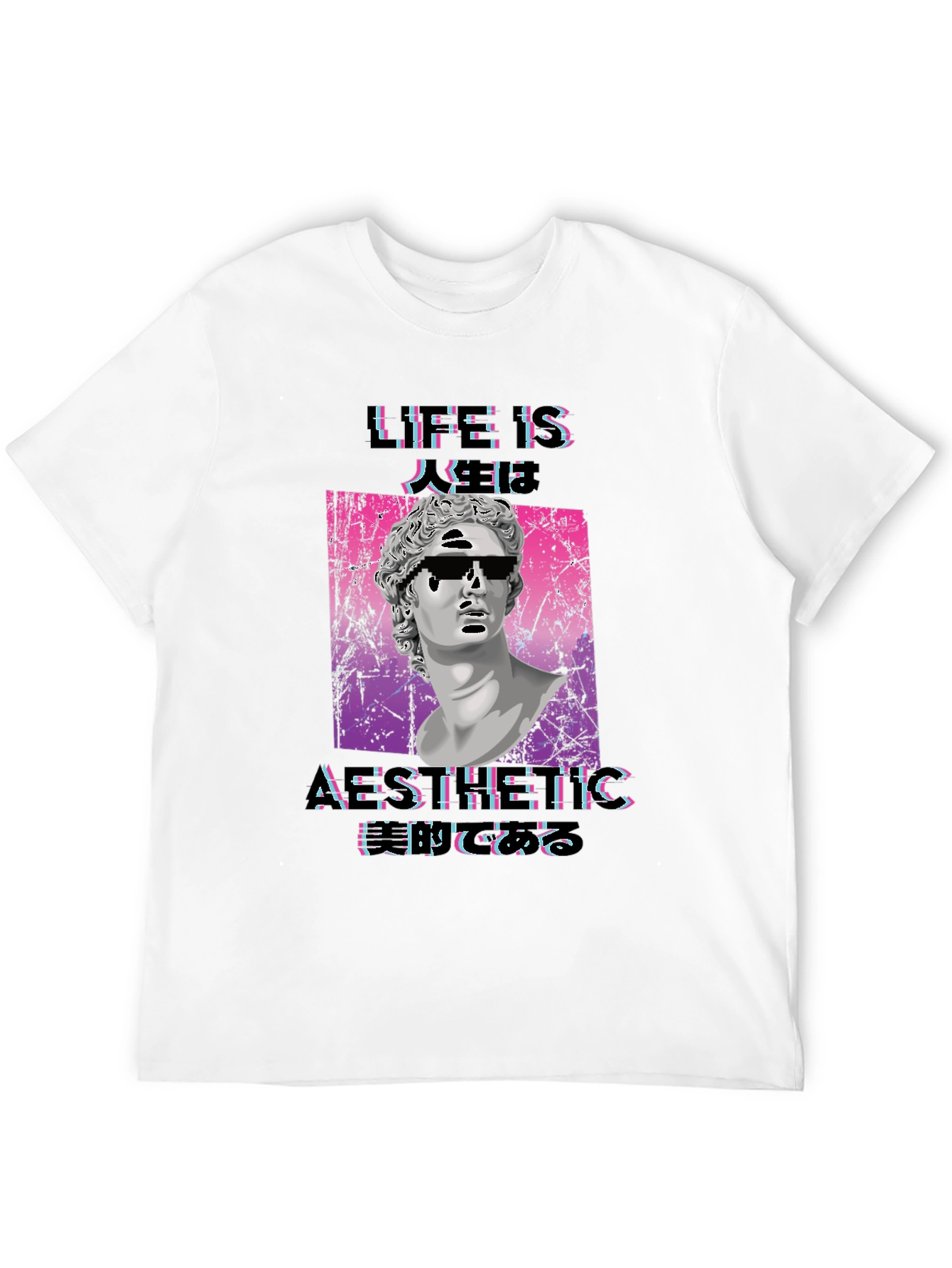 Aesthetic Life T-Shirt - Vaporwave Graphic Tee