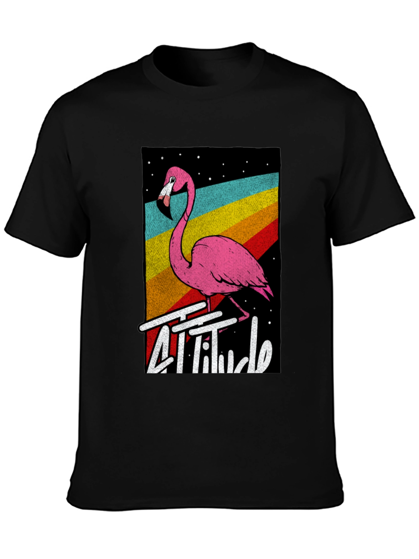 Retro Flamingo Attitude T-Shirt