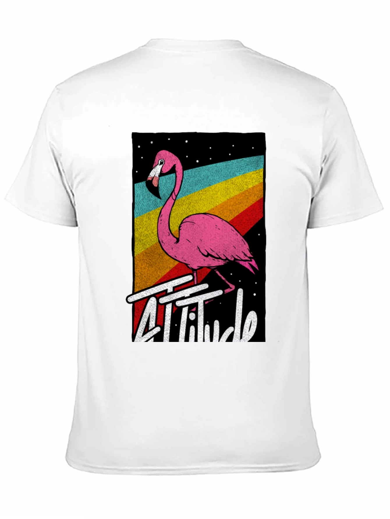Retro Flamingo Attitude T-Shirt