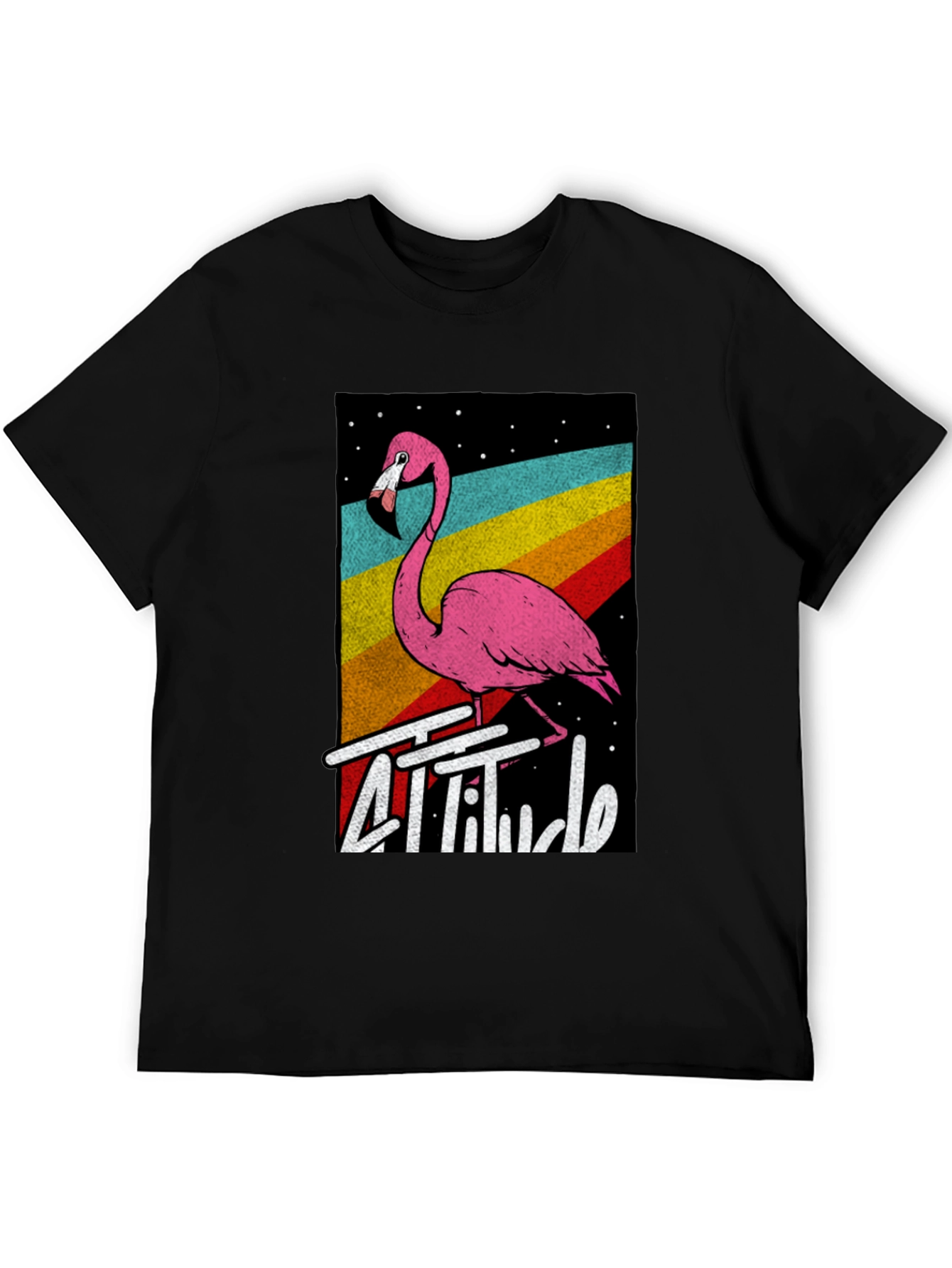 Retro Flamingo Attitude T-Shirt