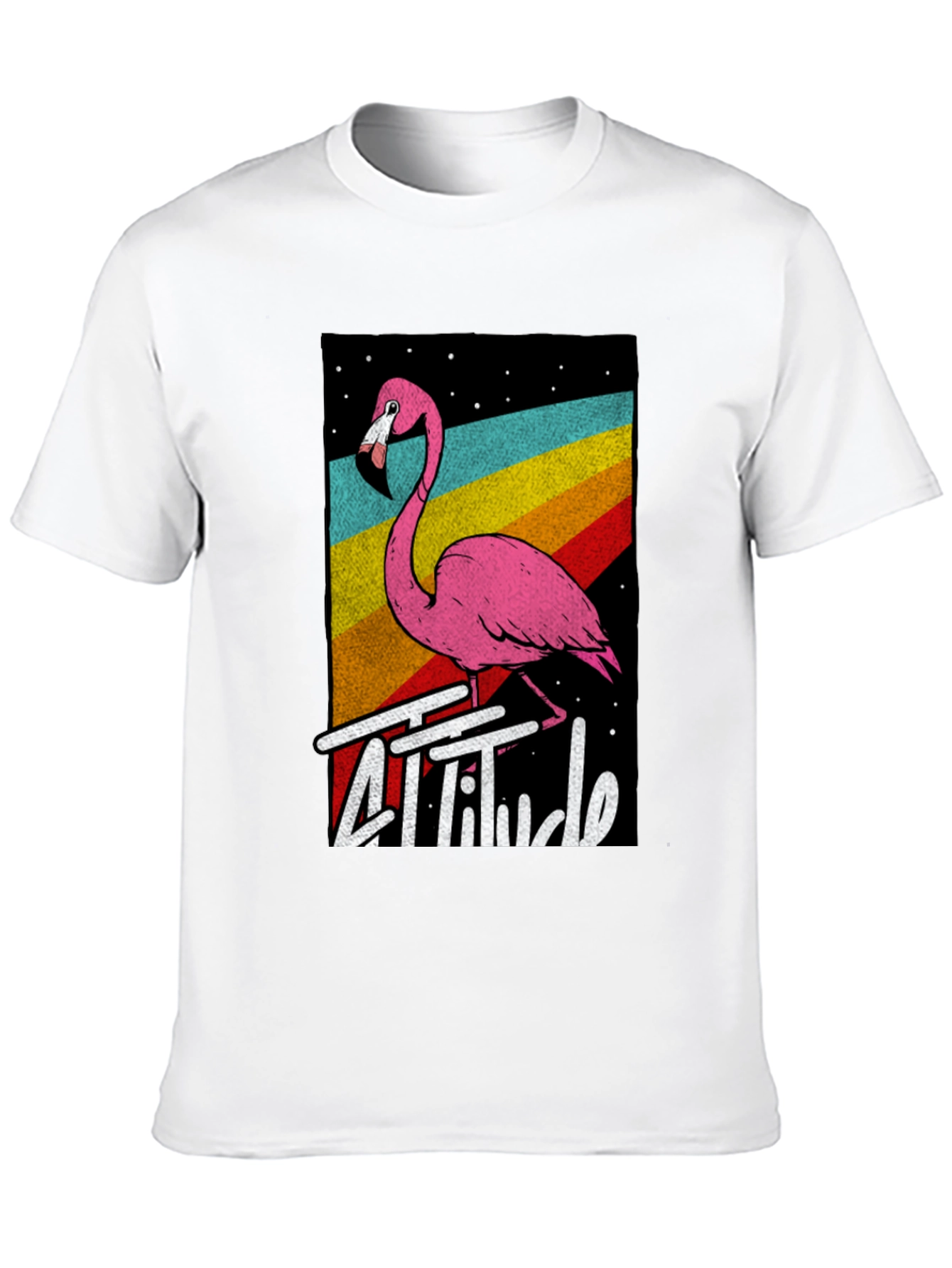 Retro Flamingo Attitude T-Shirt