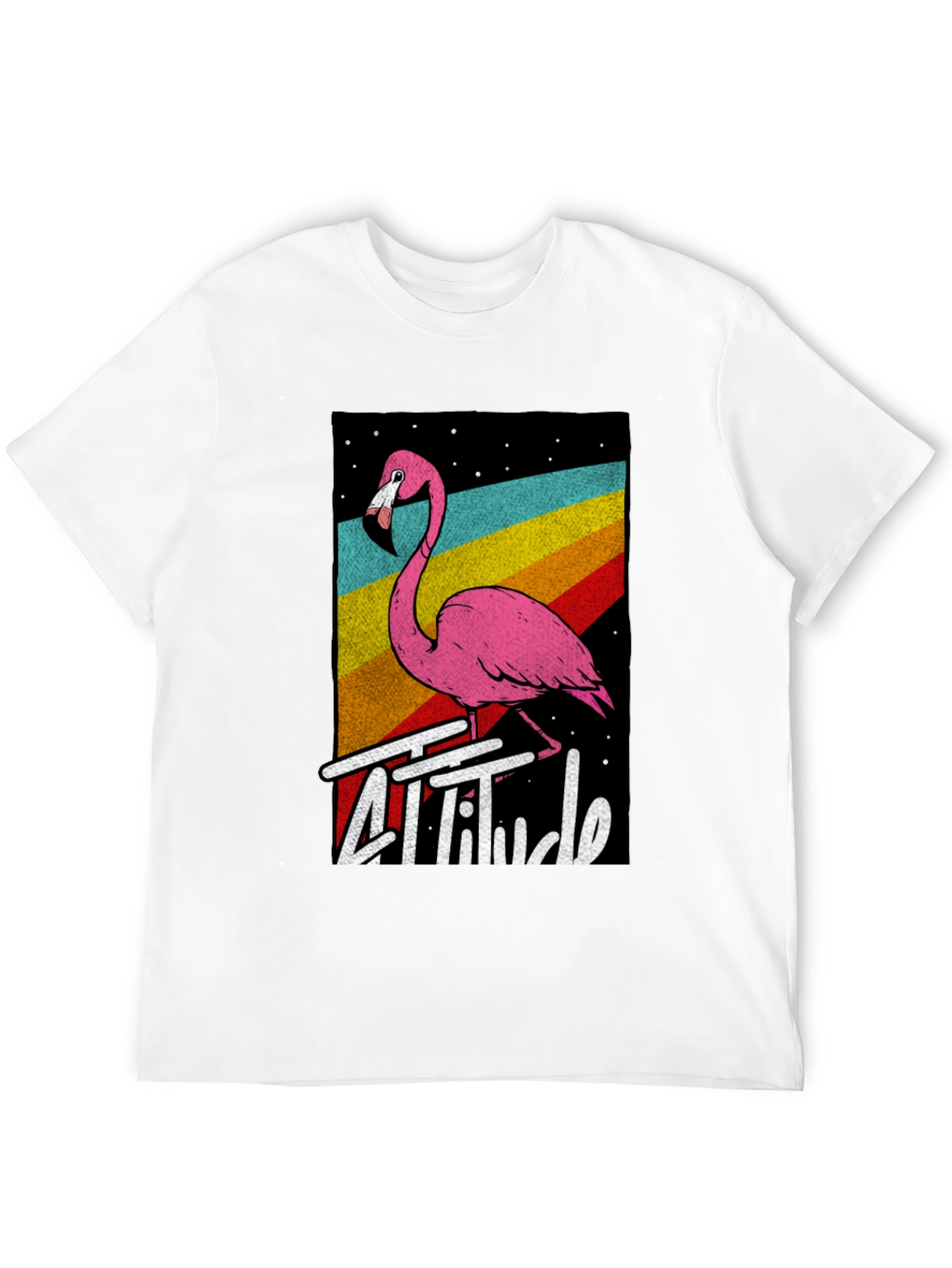 Retro Flamingo Attitude T-Shirt