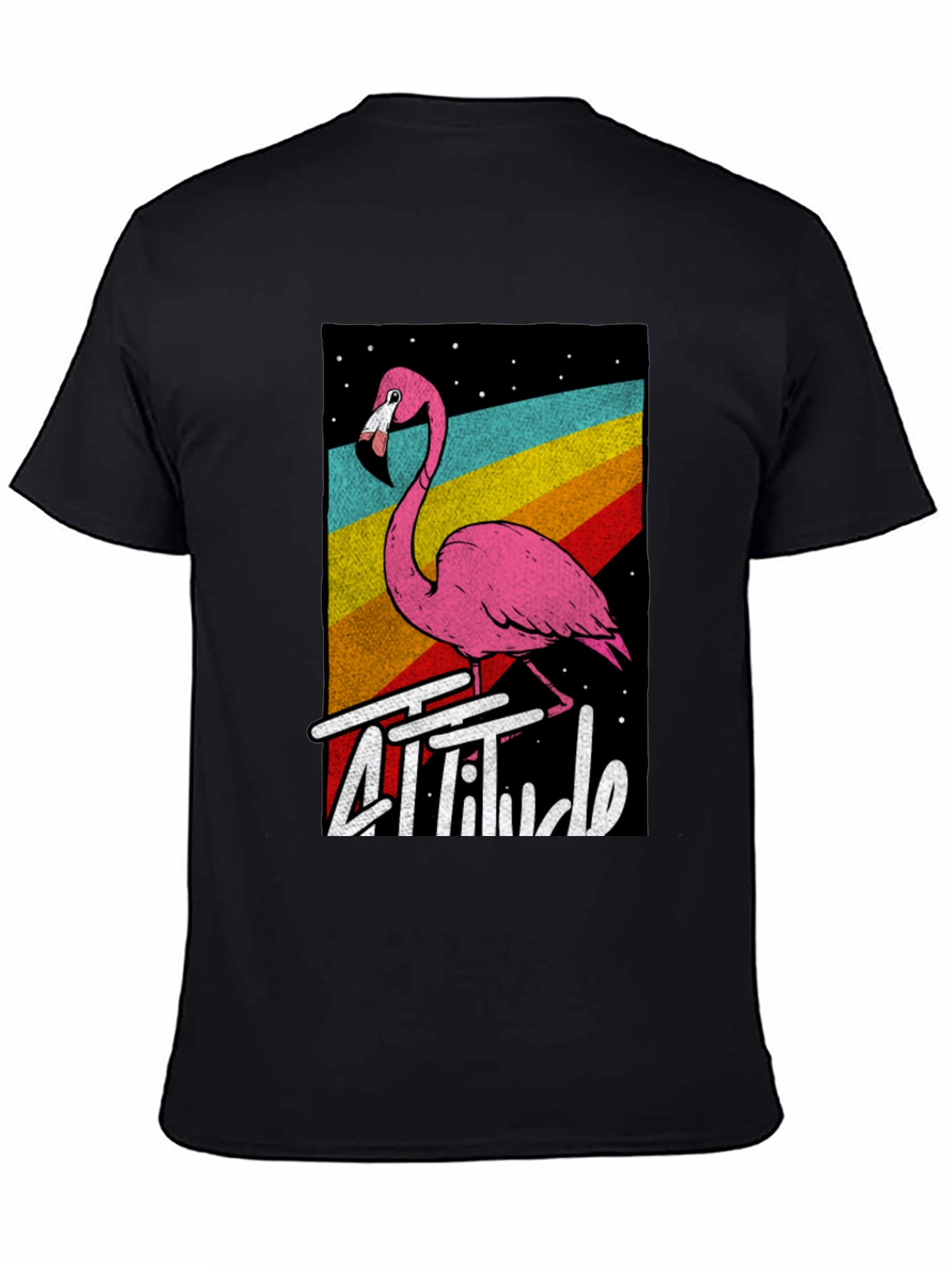 Retro Flamingo Attitude T-Shirt