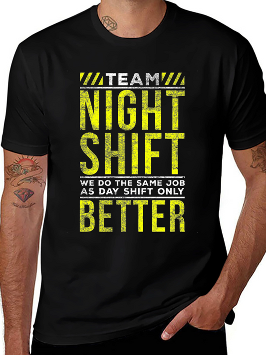 Team Night Shift Graphic T-Shirt