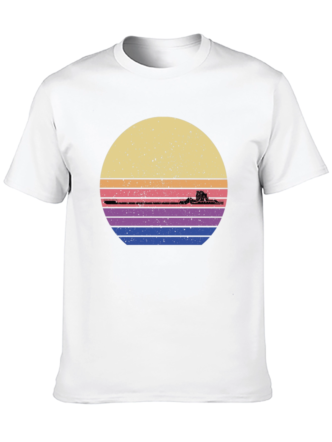 Retro Sunset Train Graphic Tee