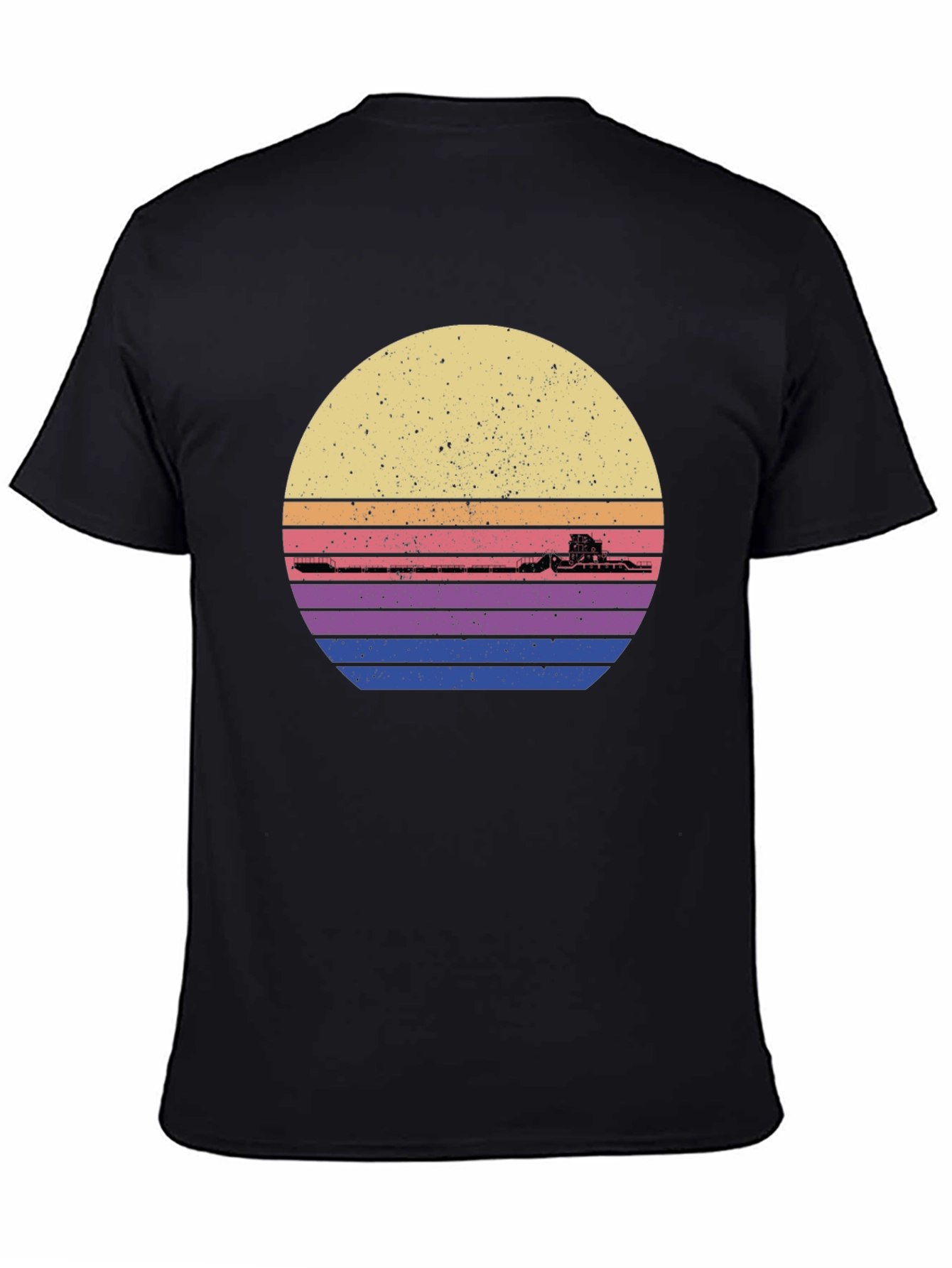Retro Sunset Train Graphic Tee
