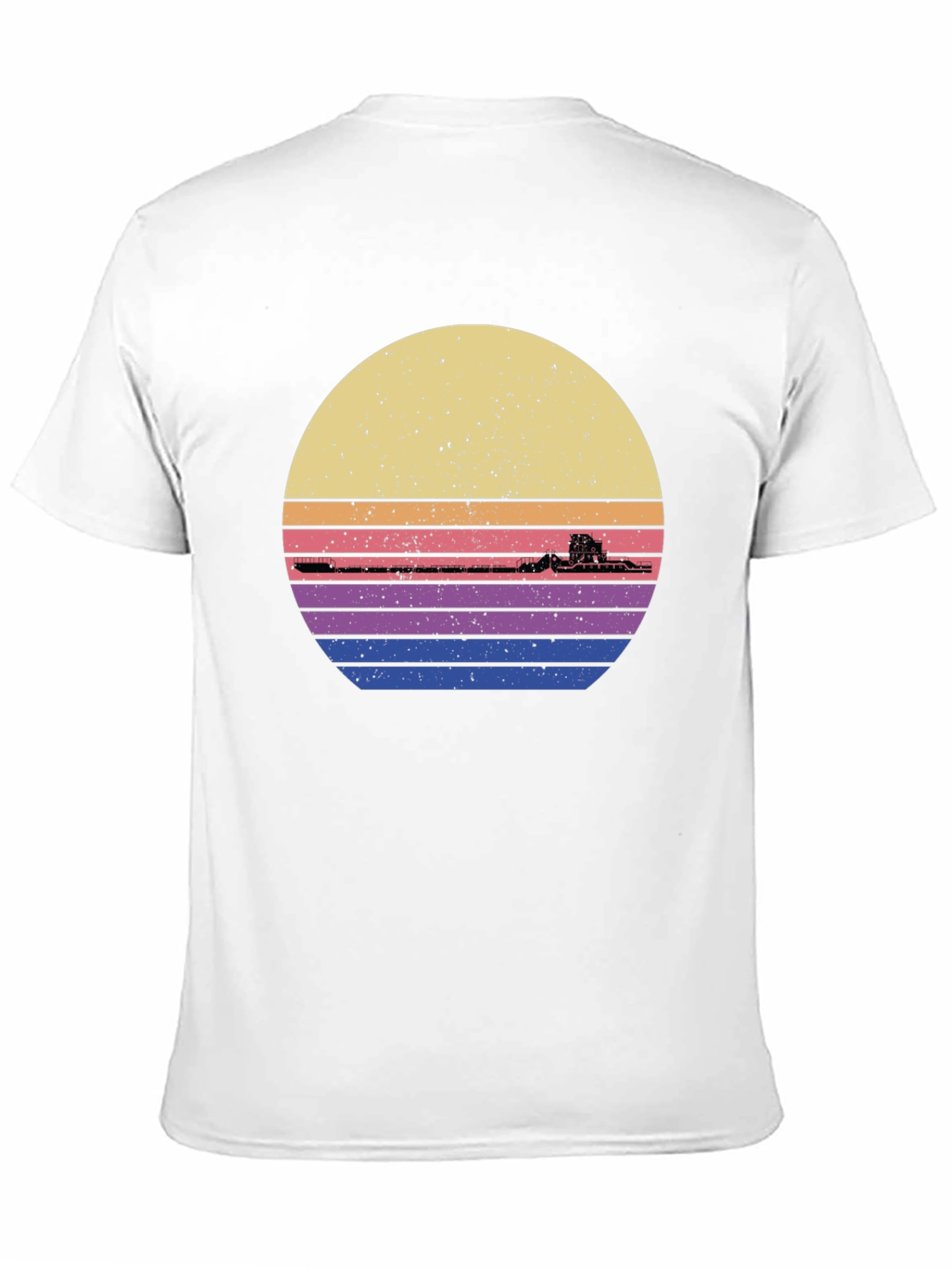 Retro Sunset Train Graphic Tee