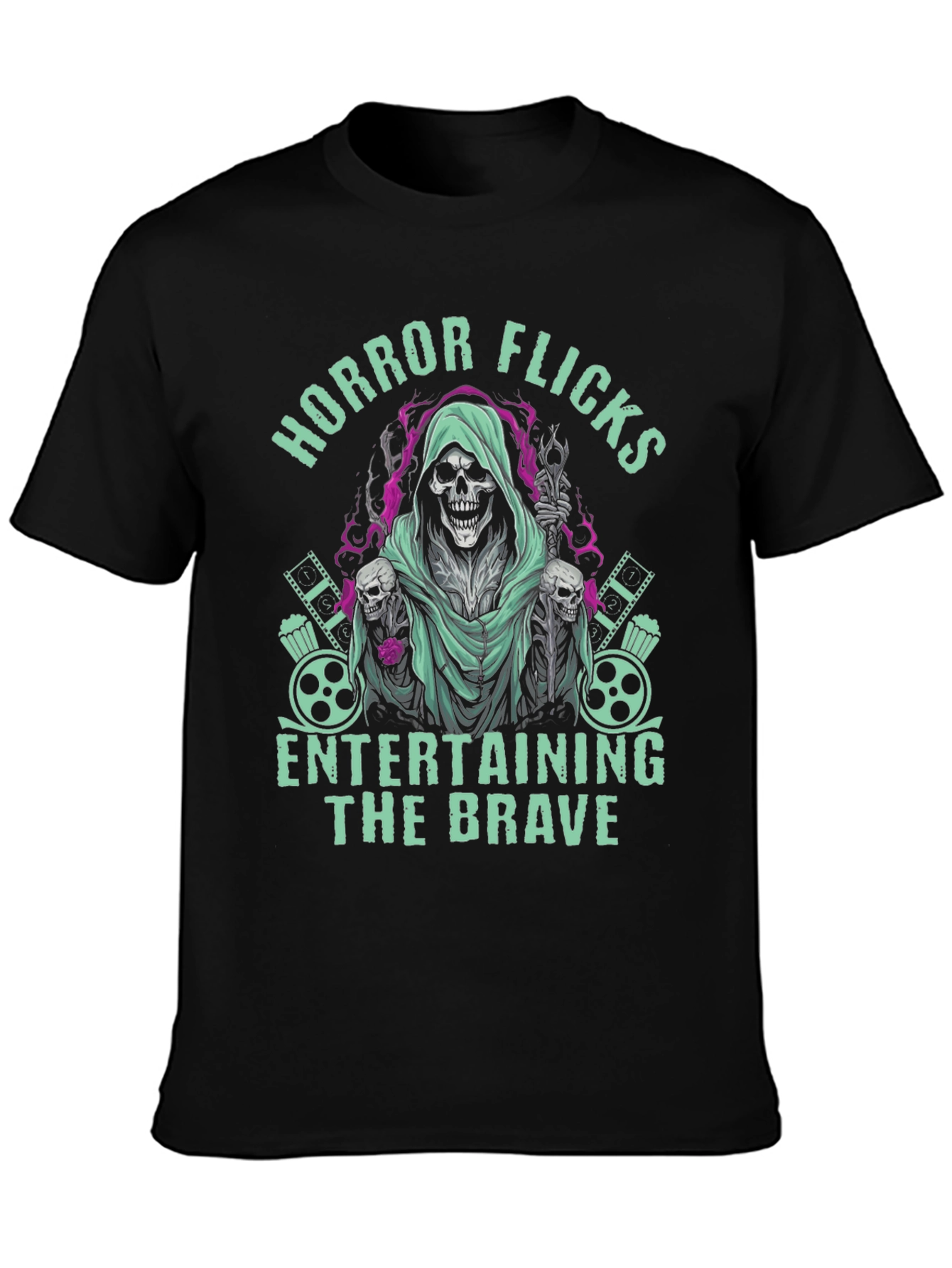 Horror Flicks Graphic T-Shirt