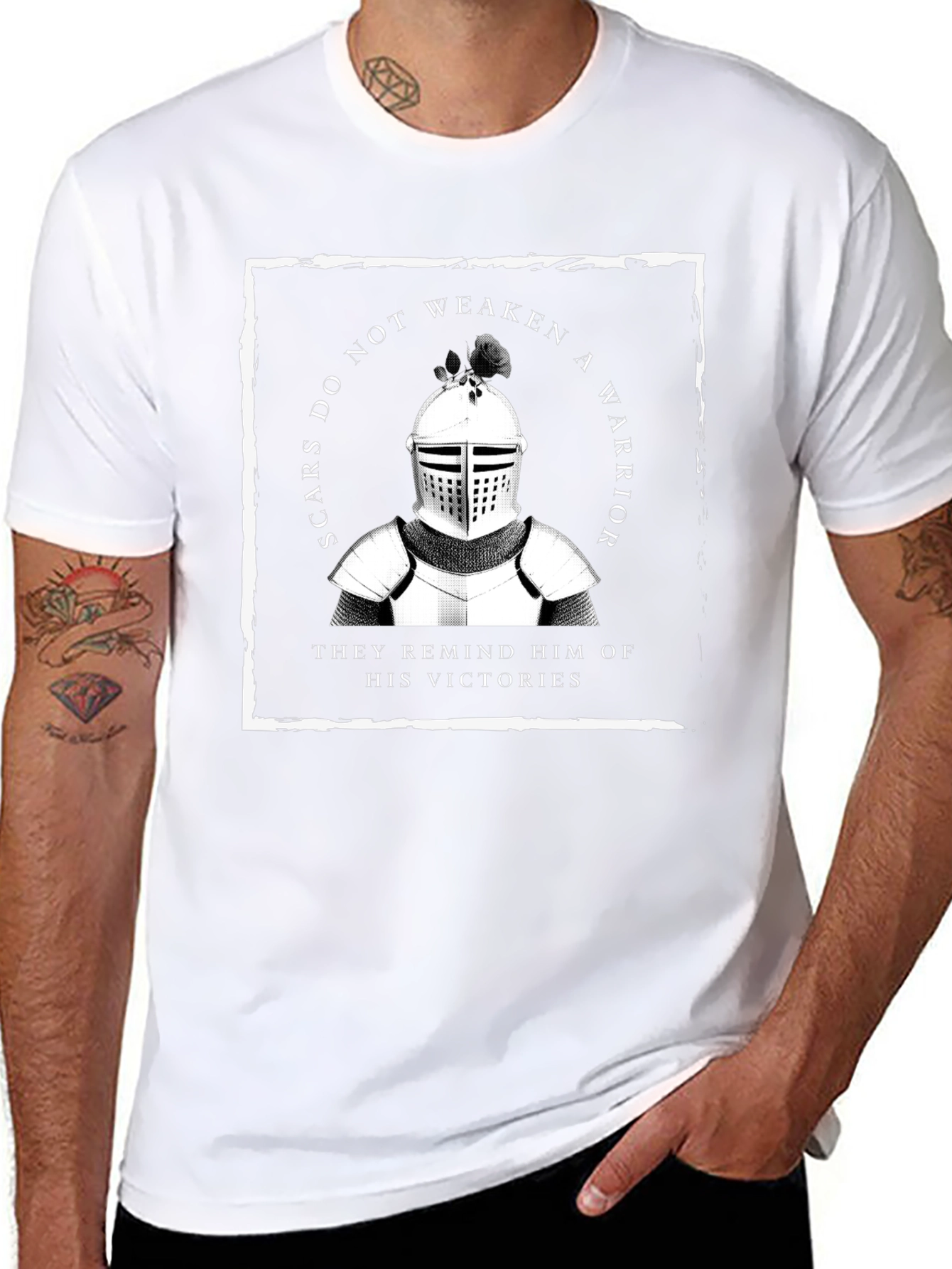Warrior Knight T-Shirt - Scars of Victory