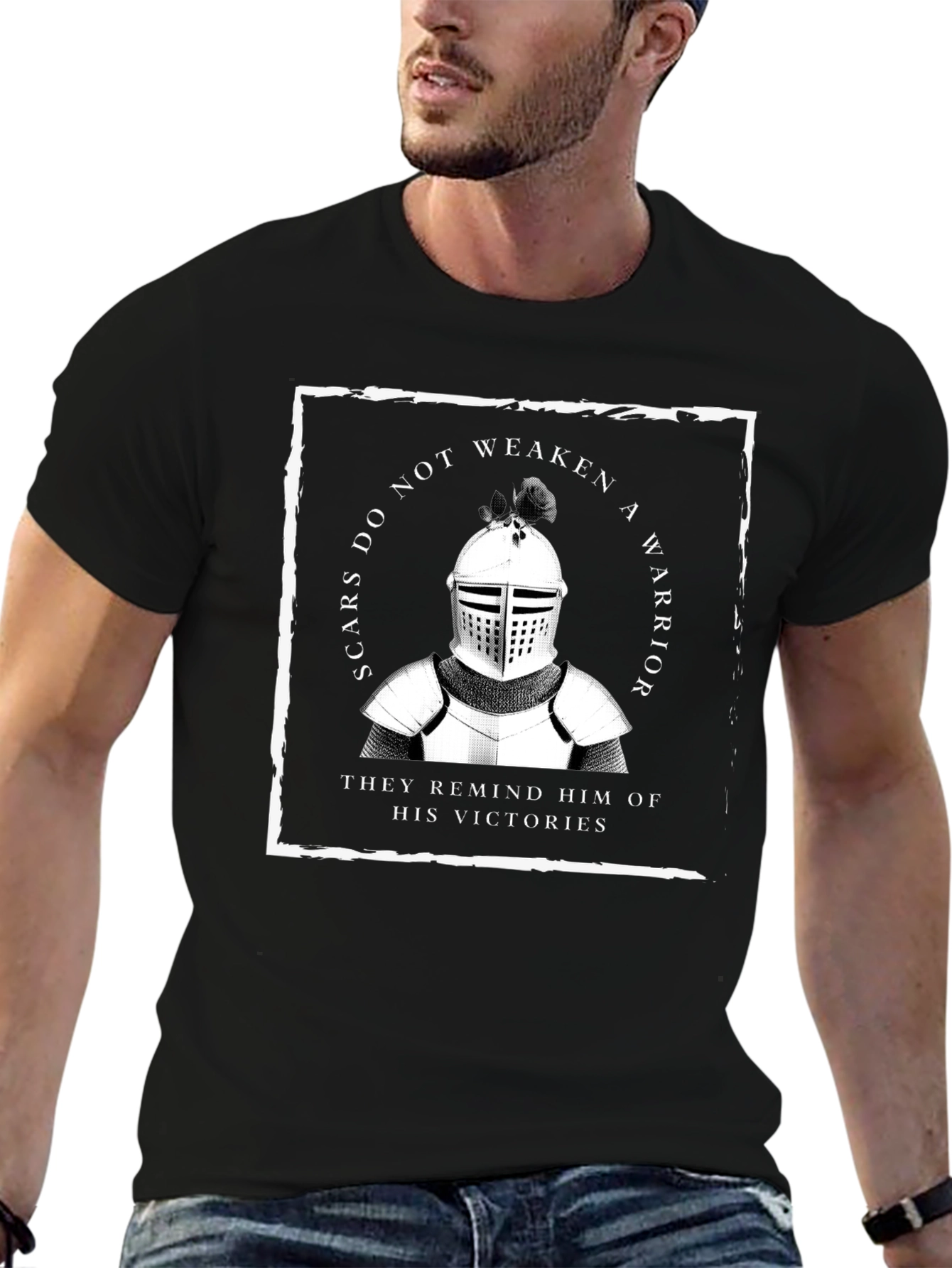 Warrior Knight T-Shirt - Scars of Victory