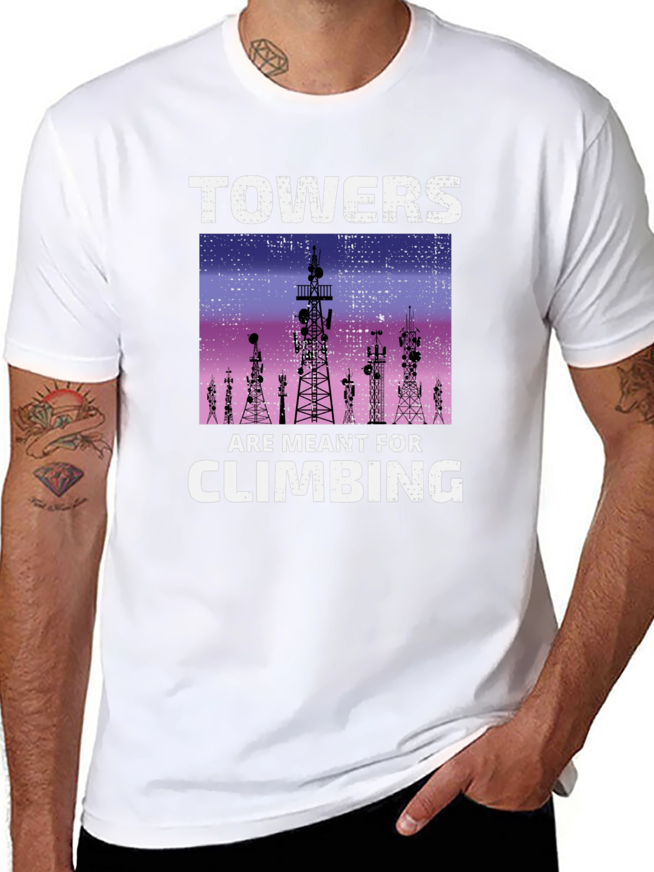 Towers Climbing Graphic Tee