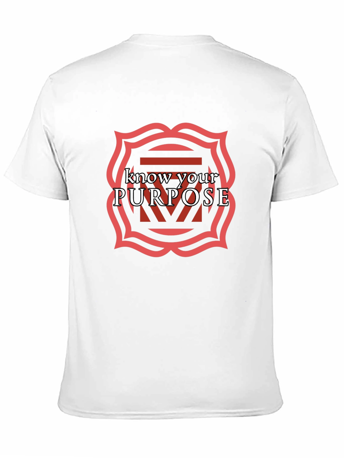 Know Your Purpose Black Graphic Tee