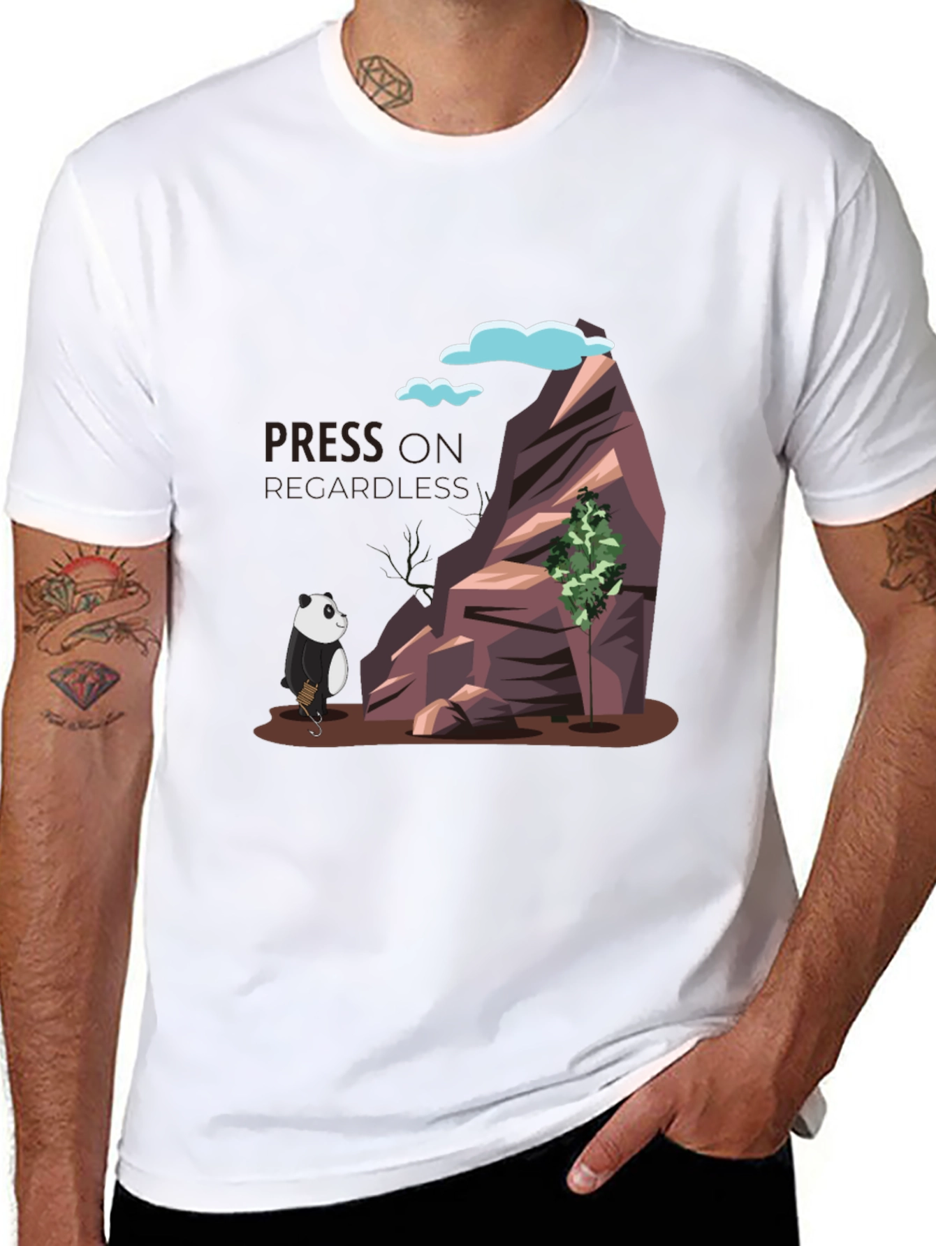 Panda Mountain Adventure T-Shirt