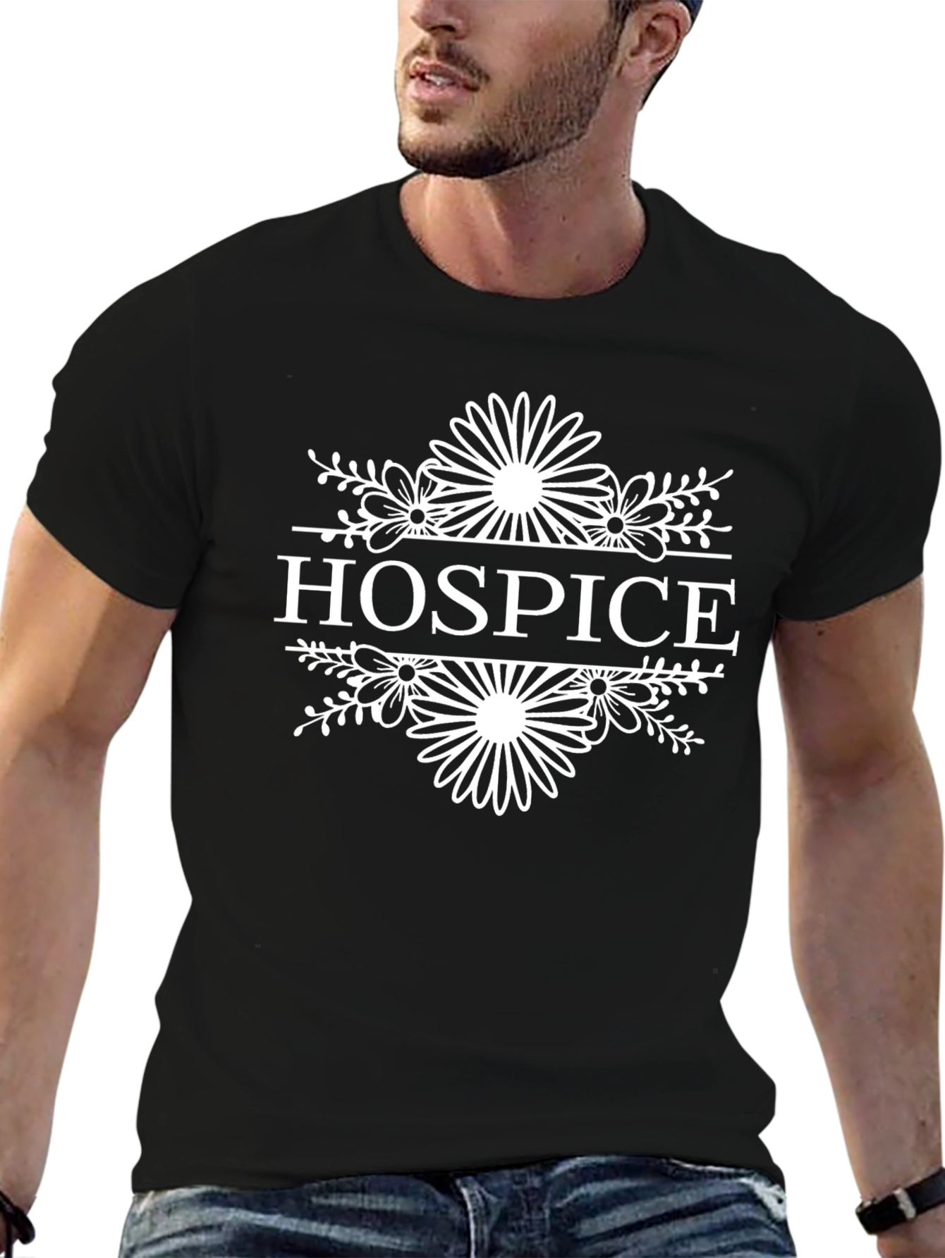 Hospice Floral Graphic T-Shirt