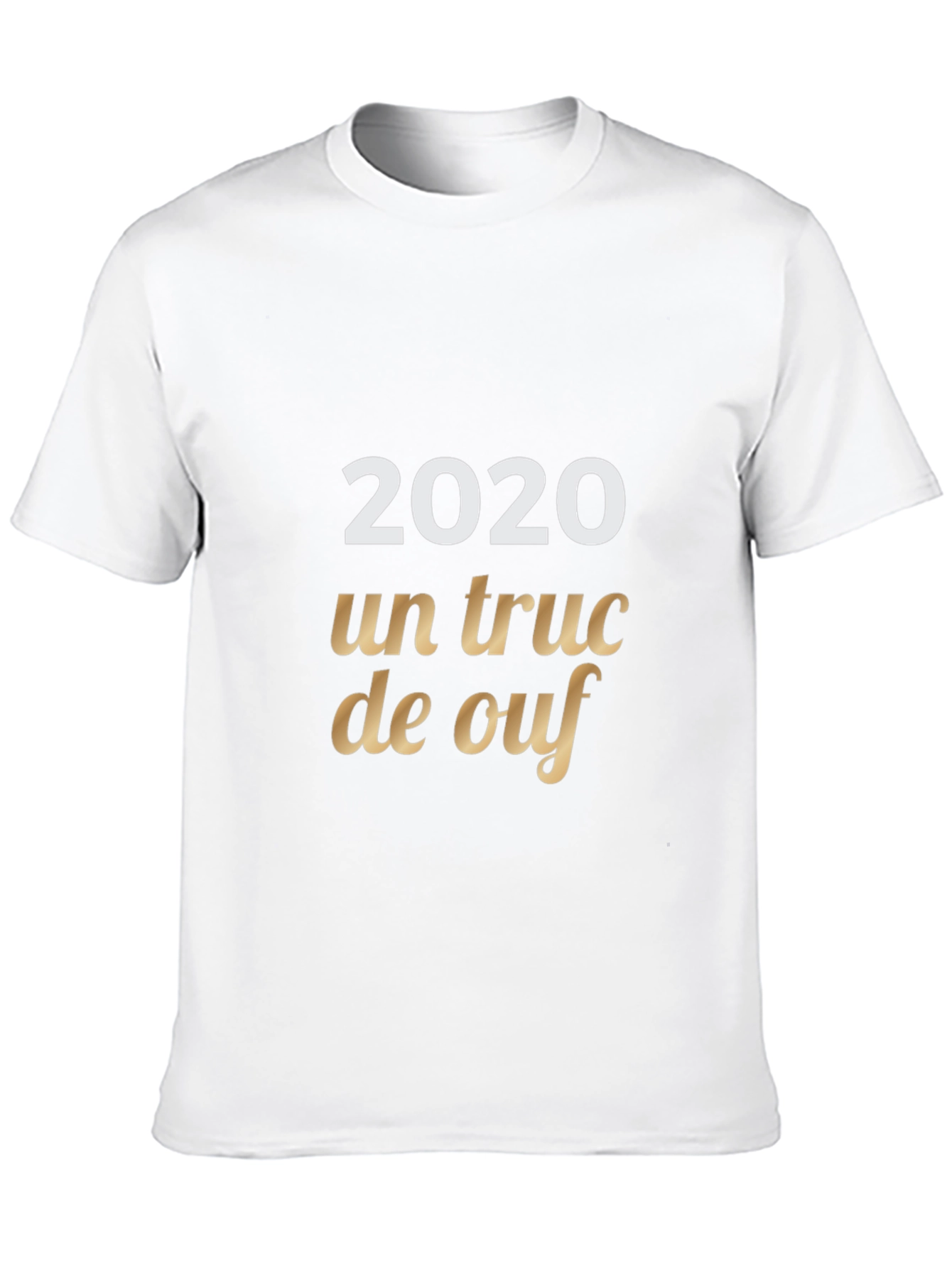 2020 Un truc de ouf Black Graphic Tee