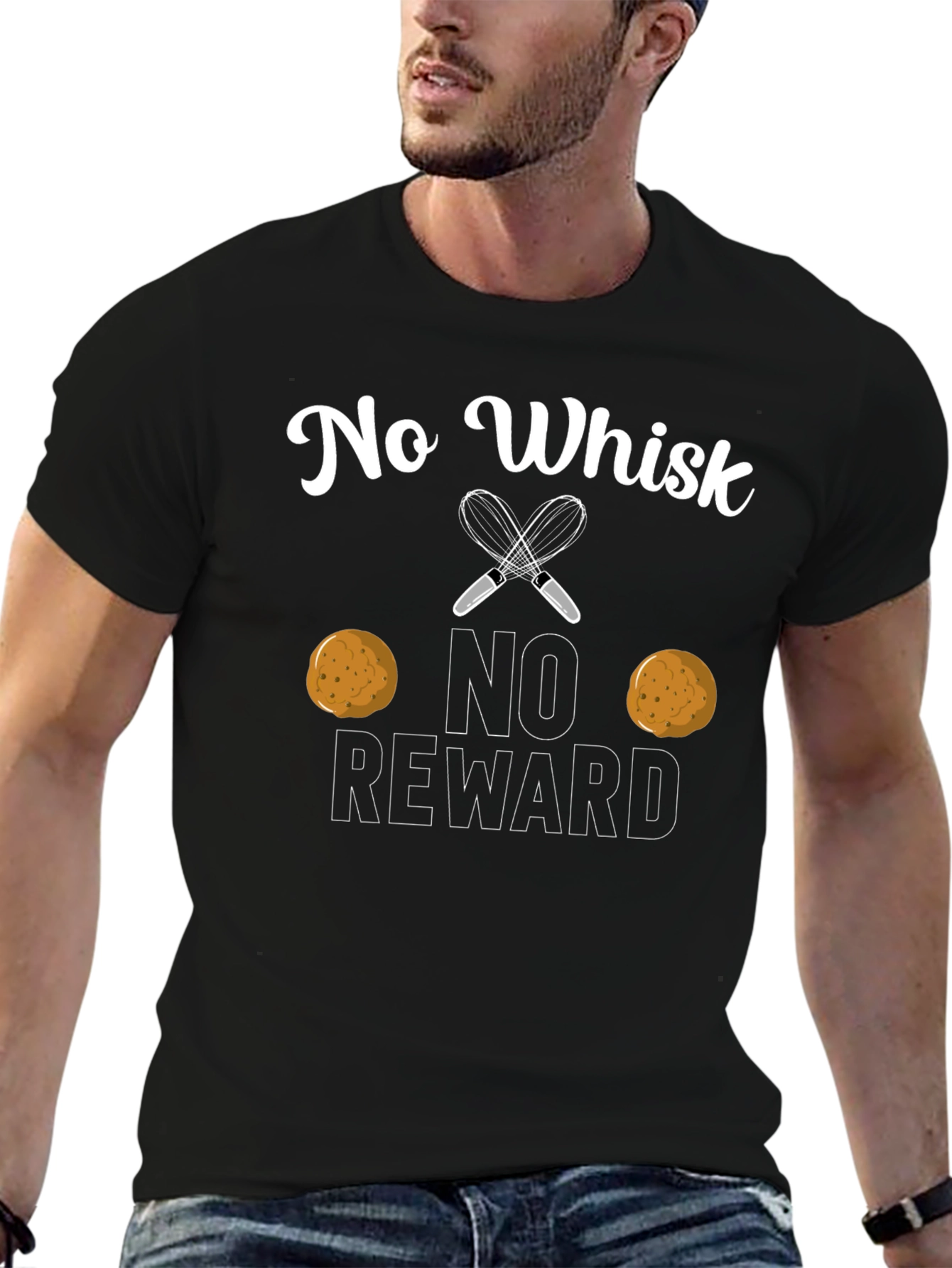 No Whisk No Reward T-Shirt - Funny Baking Tee