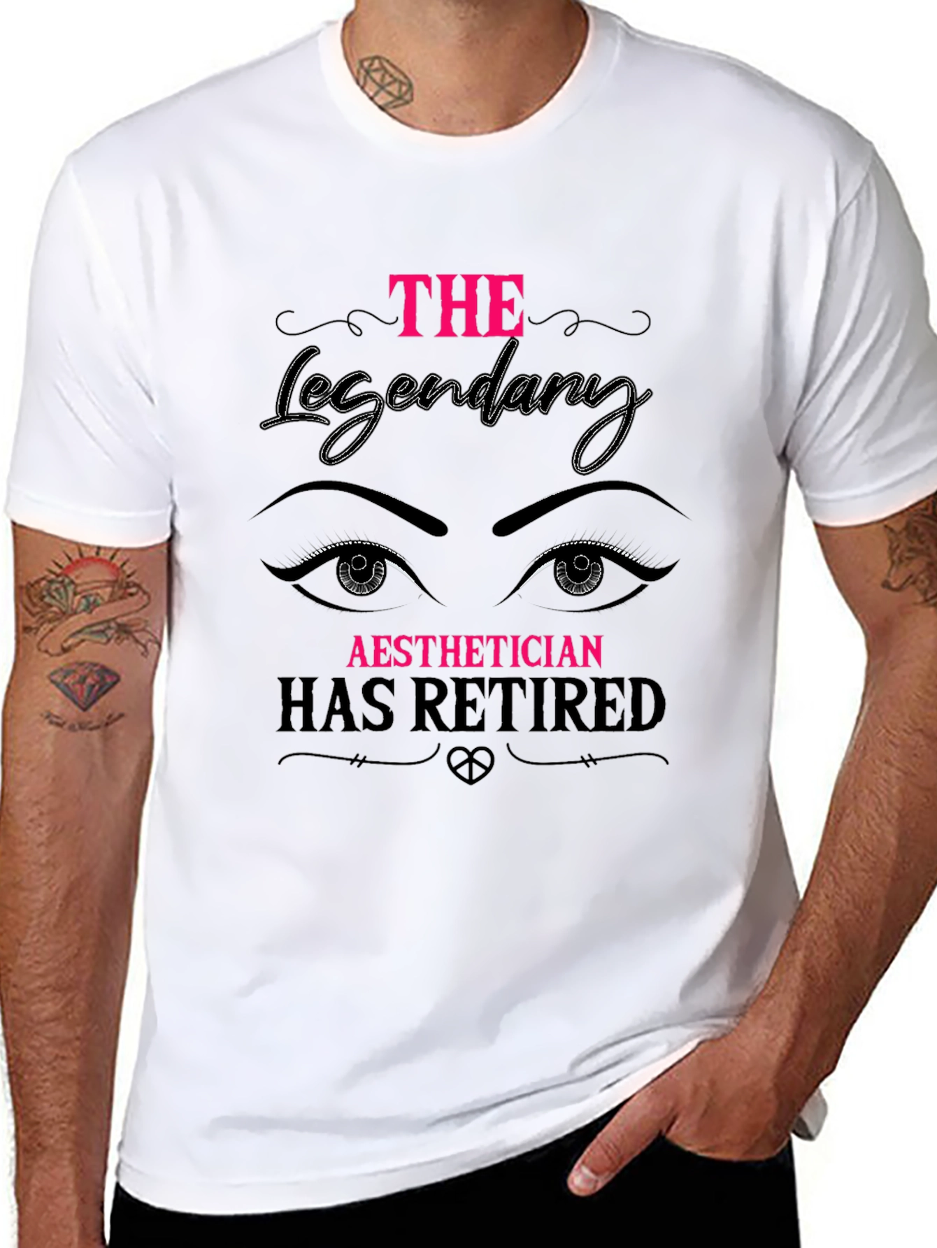 Retired Aesthetician T-Shirt - Legendary Gift!