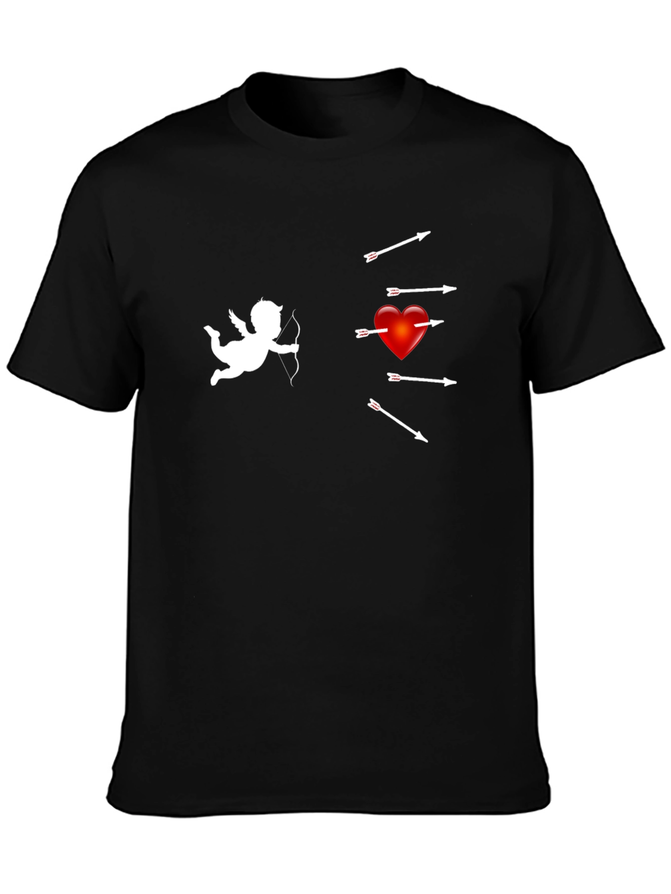 Cupids Aim T-Shirt - Black