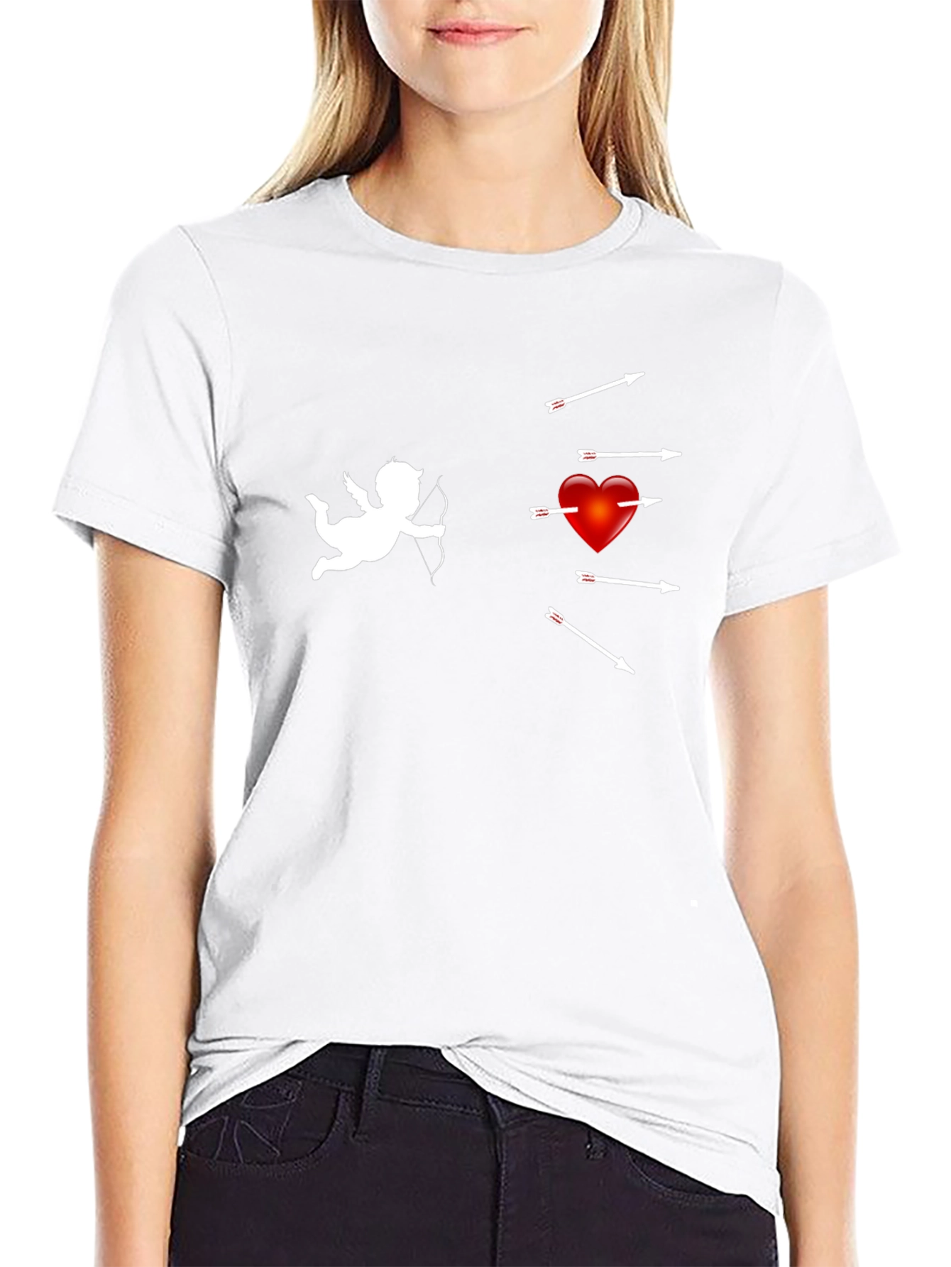 Cupids Aim T-Shirt - Black