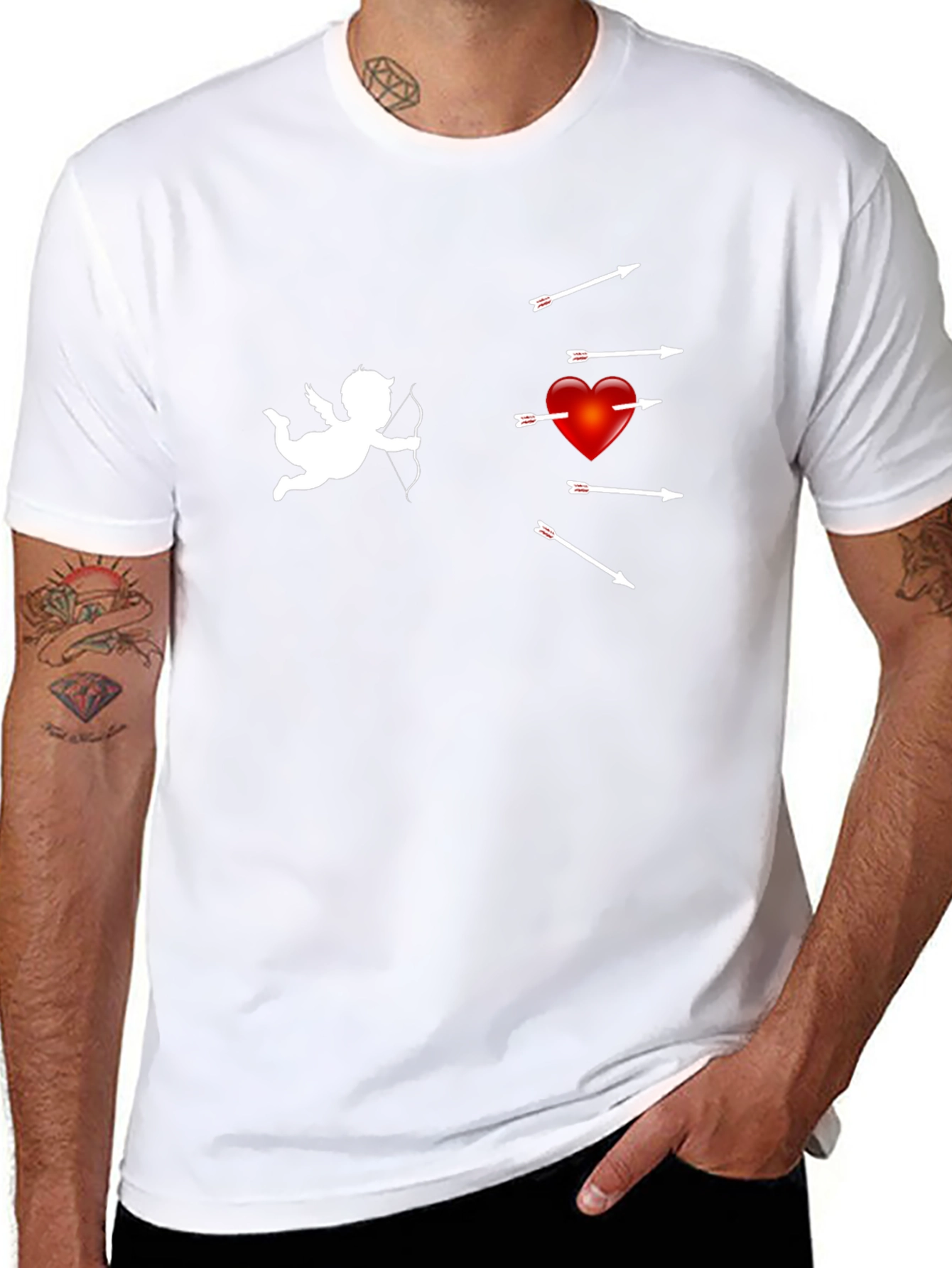 Cupids Aim T-Shirt - Black