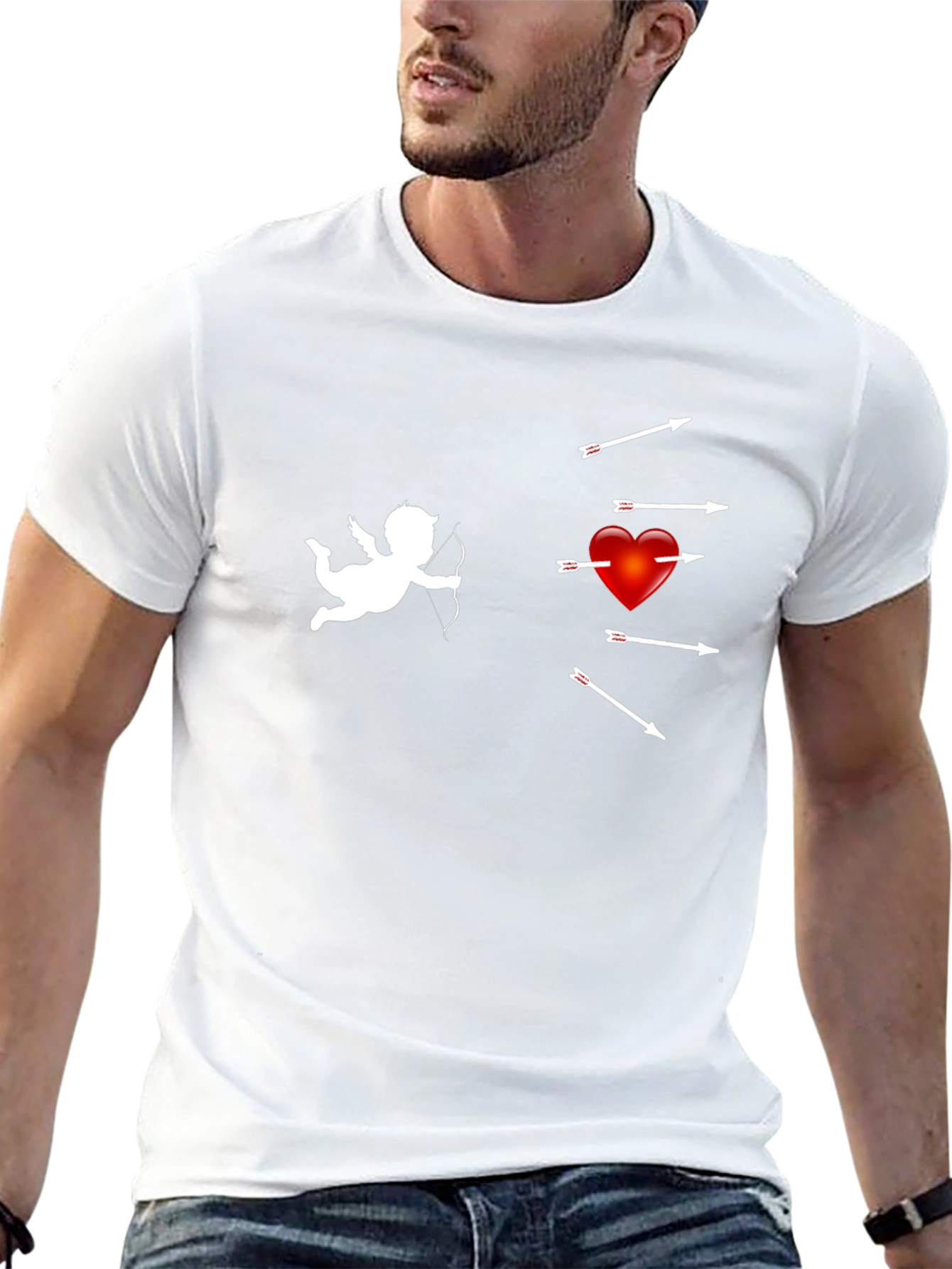 Cupids Aim T-Shirt - Black