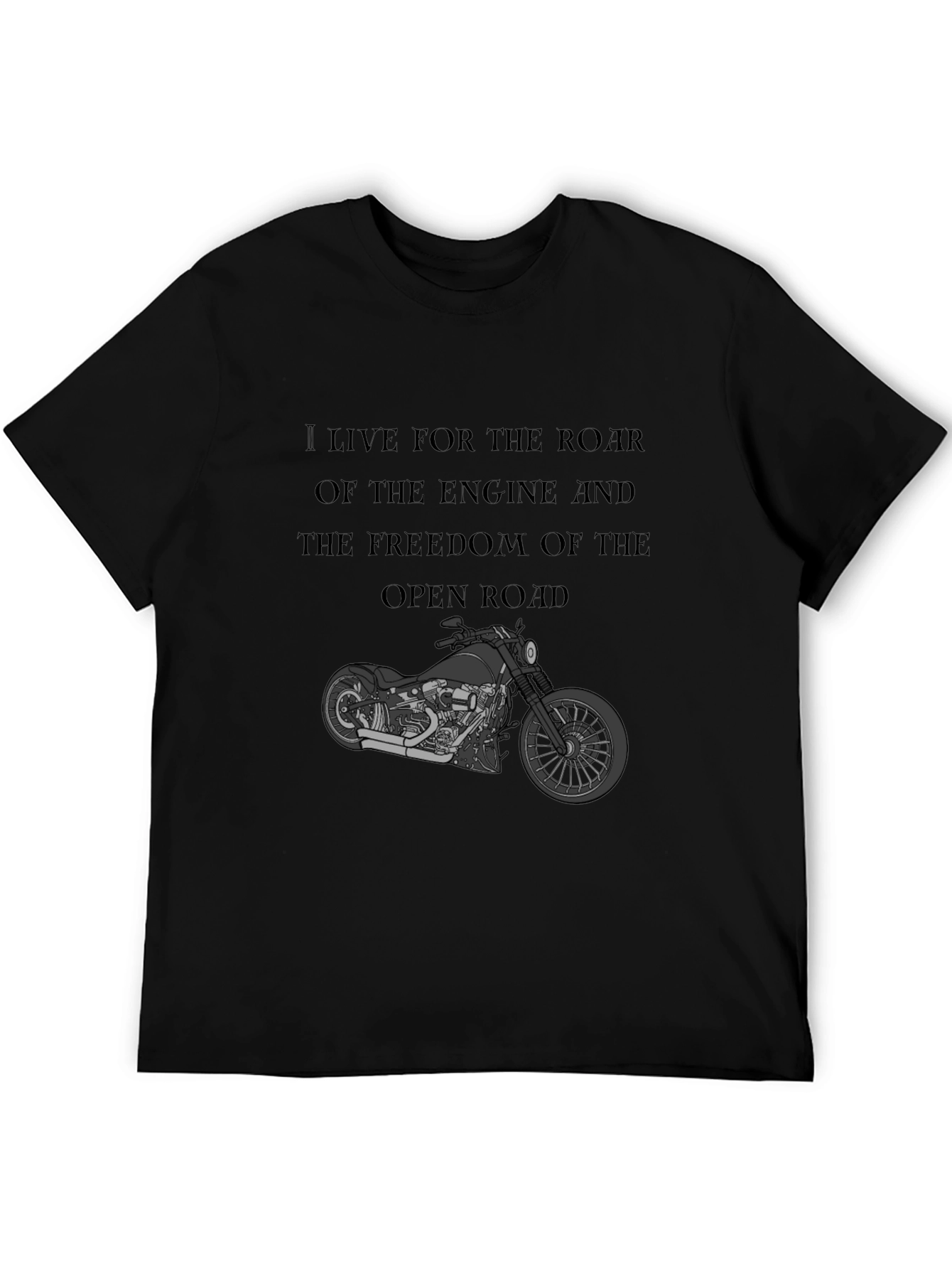 Motorcycle T-Shirt: Live for the Ride