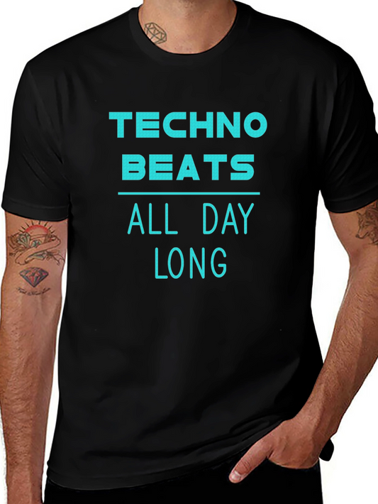 Techno Beats All Day Long T-Shirt