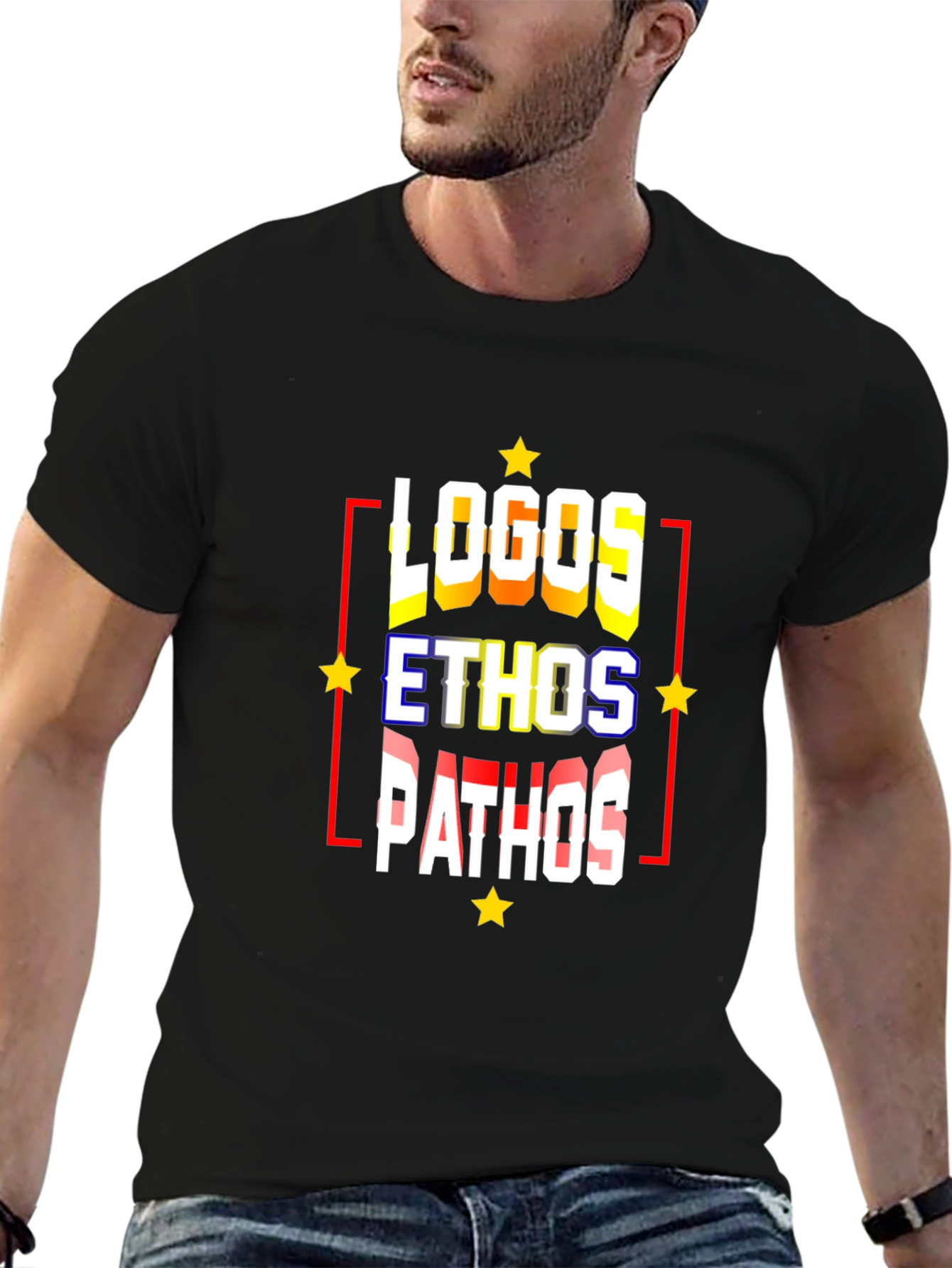 Logos Ethos Pathos Black T-Shirt