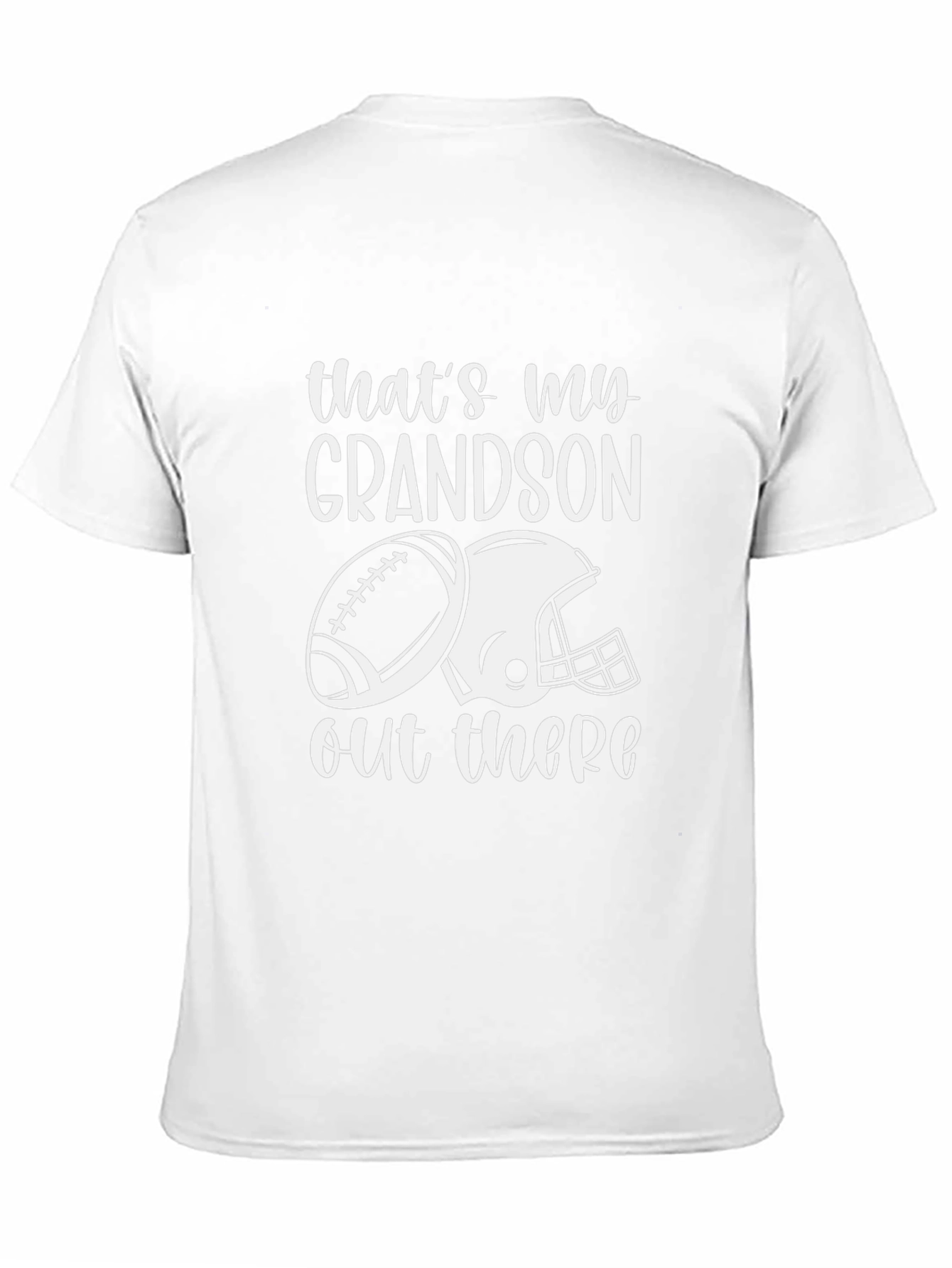 Thats My Grandson Football Graphic Tee