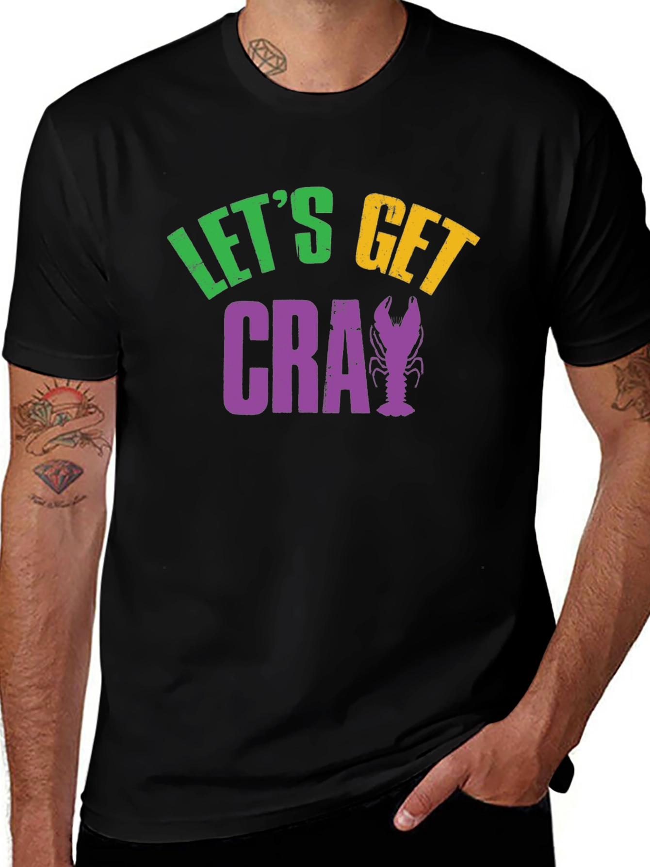 Lets Get Cray Mardi Gras T-Shirt